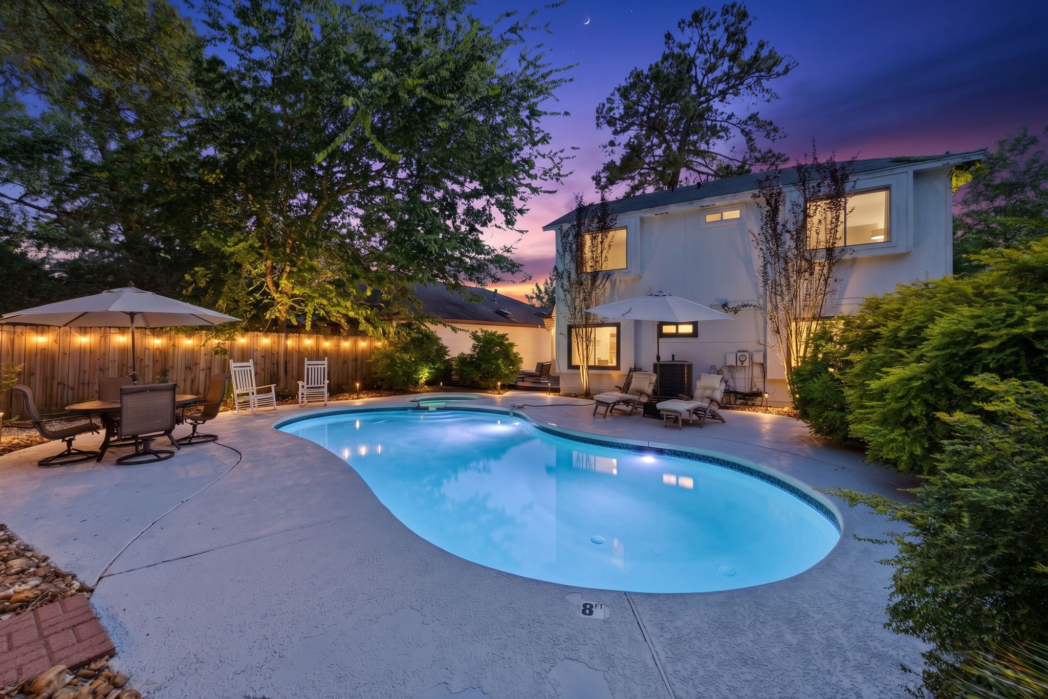 PRIVATE POOL OASIS nestled in Foxhollow West with designer touches at every turn!