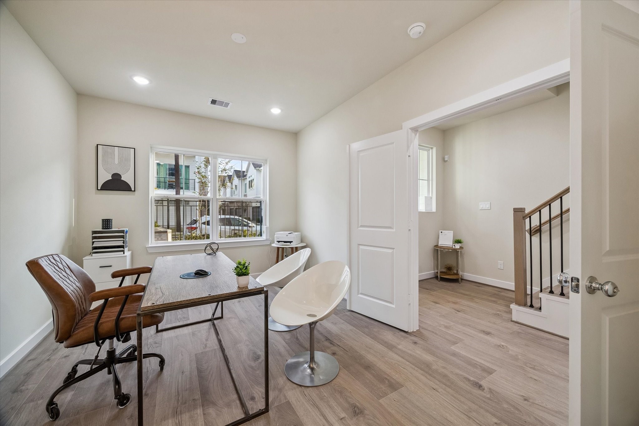 Representative photo showing the communitys model home secondary bedroom. Layout and selections may vary.