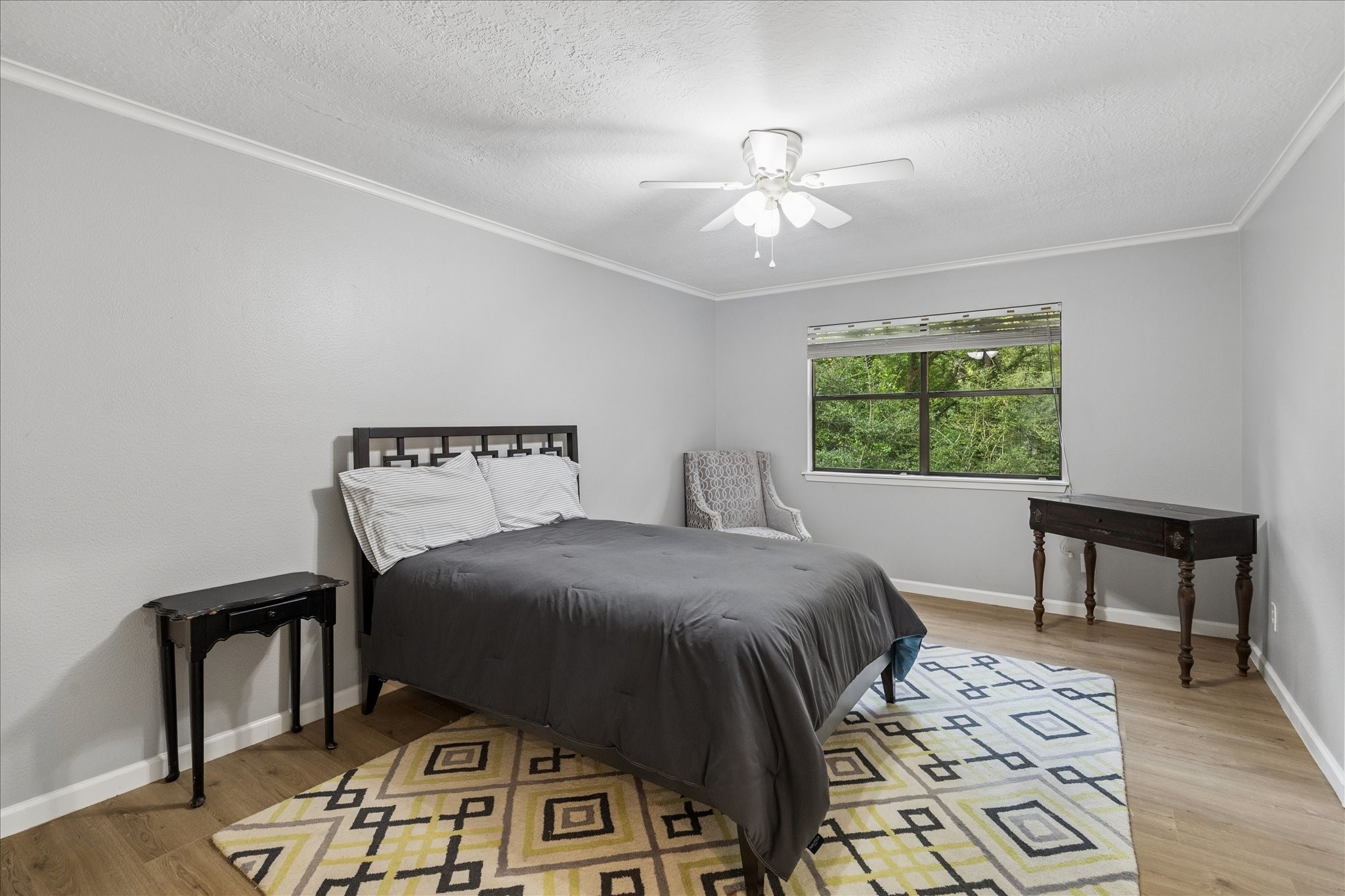 2nd-floor bedroom.