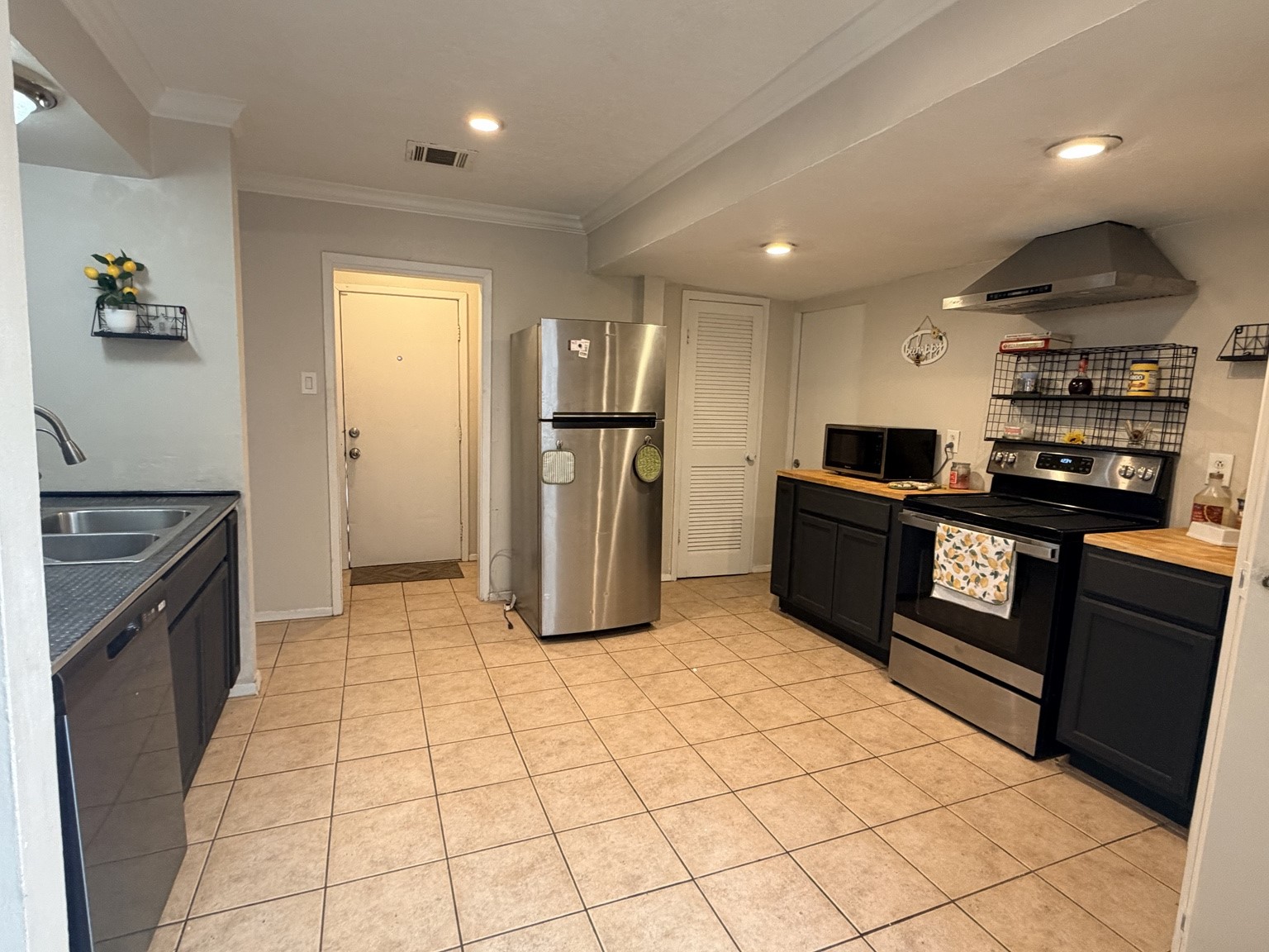 Actual kitchen