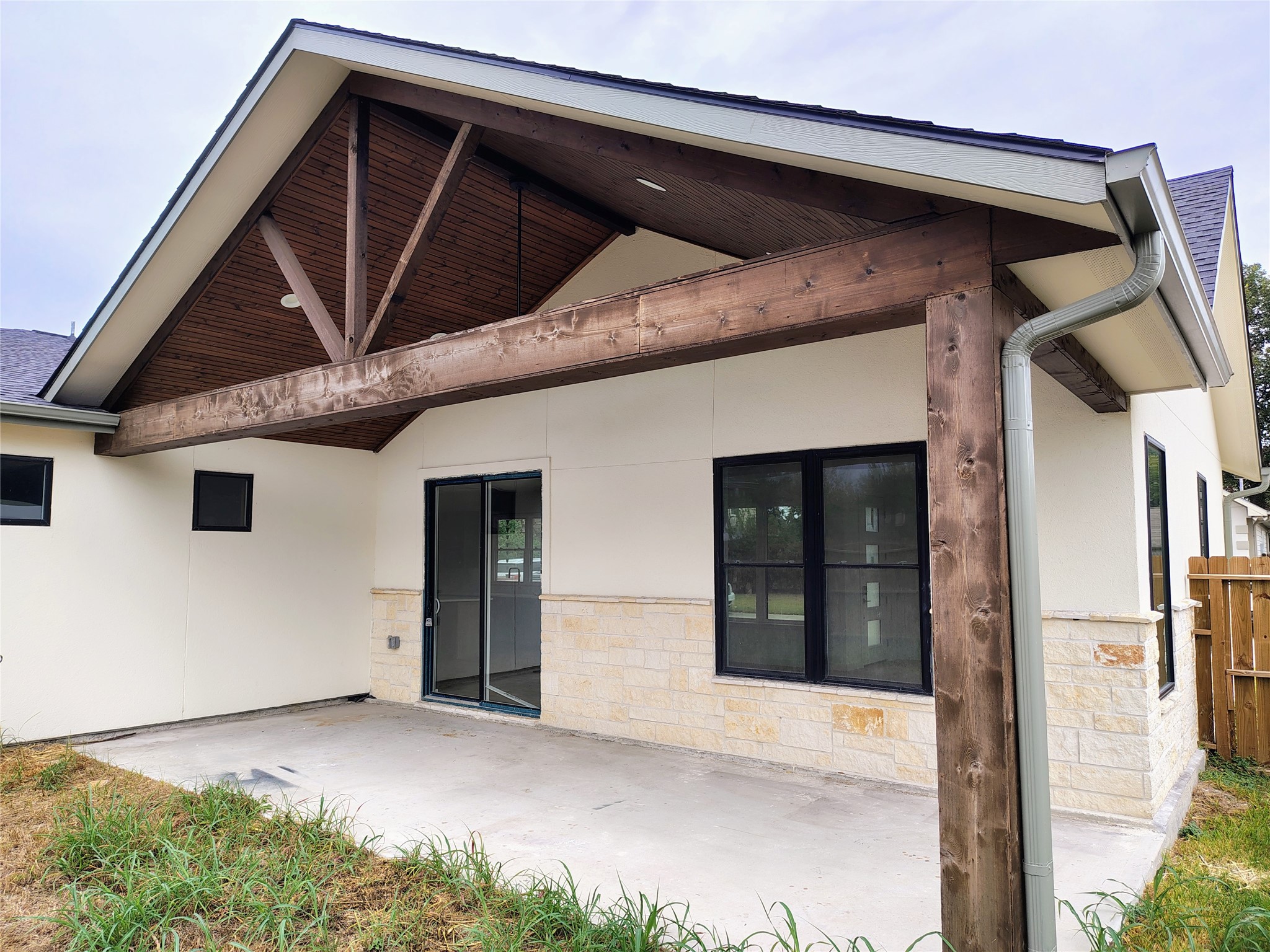Covered patio
