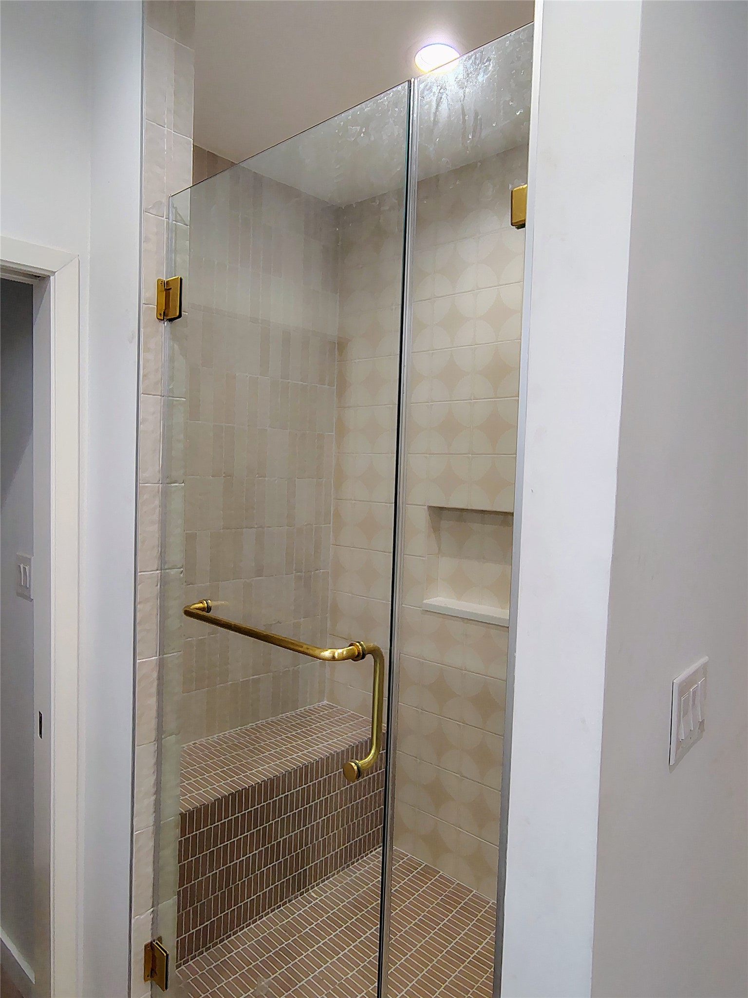 Primary bathroom shower