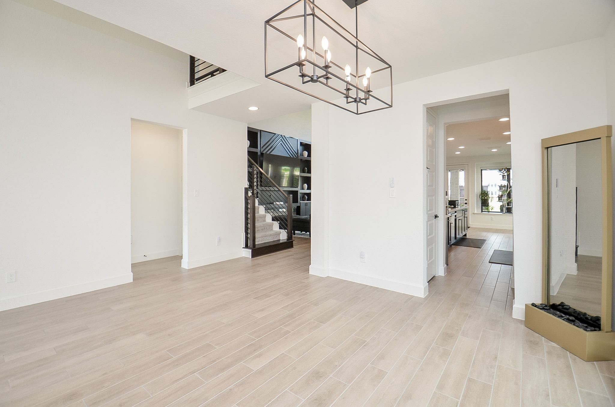 Another view of dining room with easy access to the kitchen and living areas.