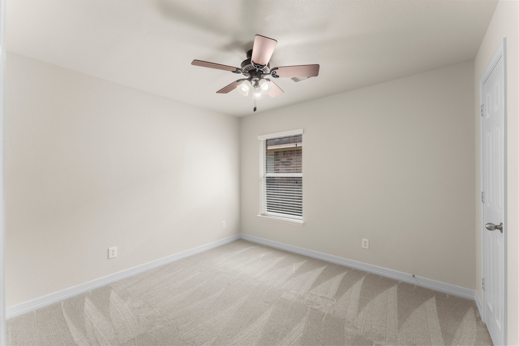 Second of three bedrooms