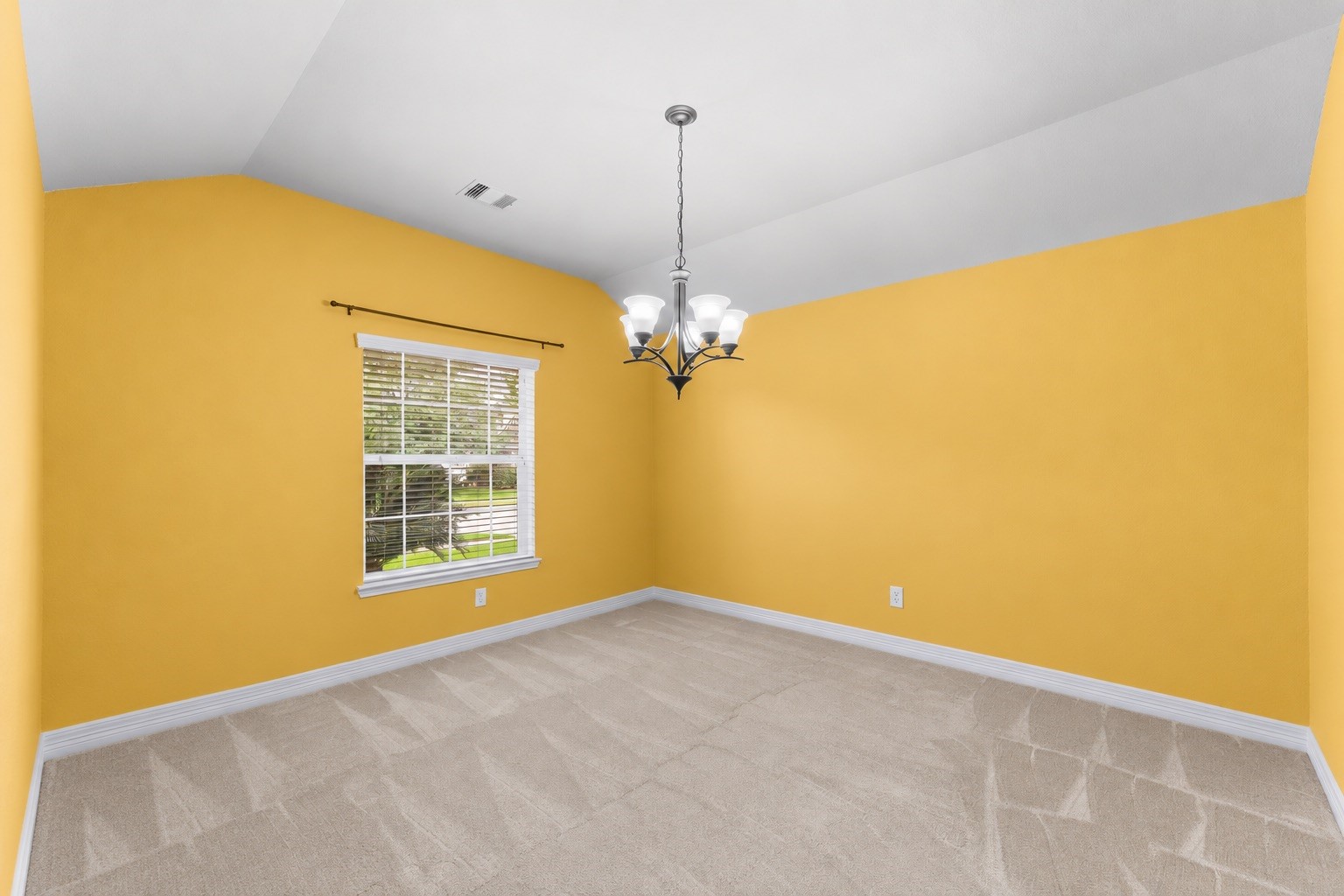 Bright formal dining space.