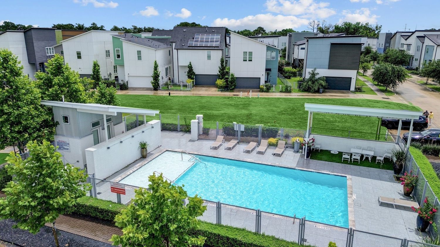 Enjoy modern living with very close by access to a stylish community pool, perfect for relaxation and social gatherings.