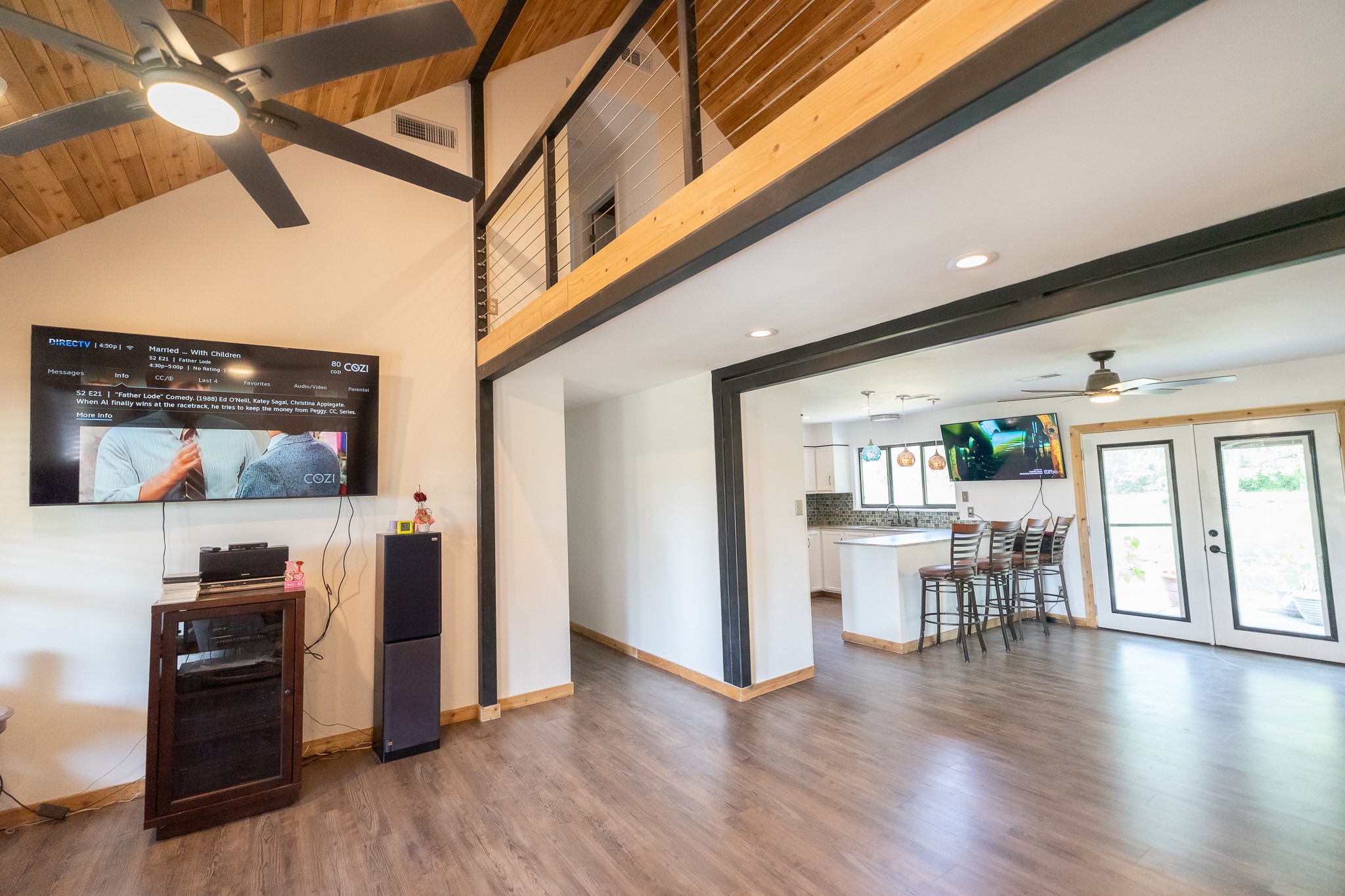 Let's head inside.  Here's the Living Room.