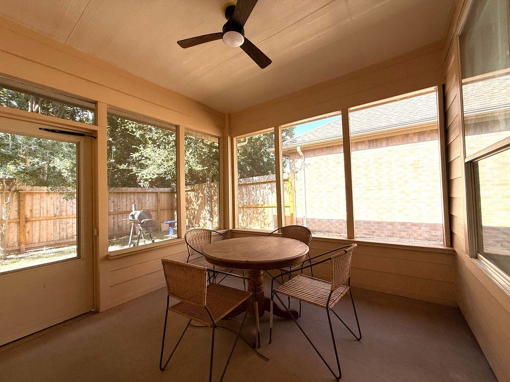 screened in back porch