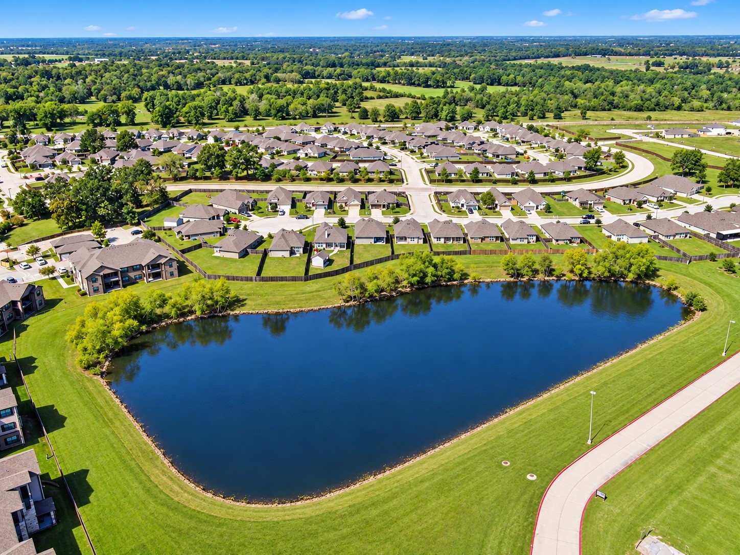 Community pond to enjoy!