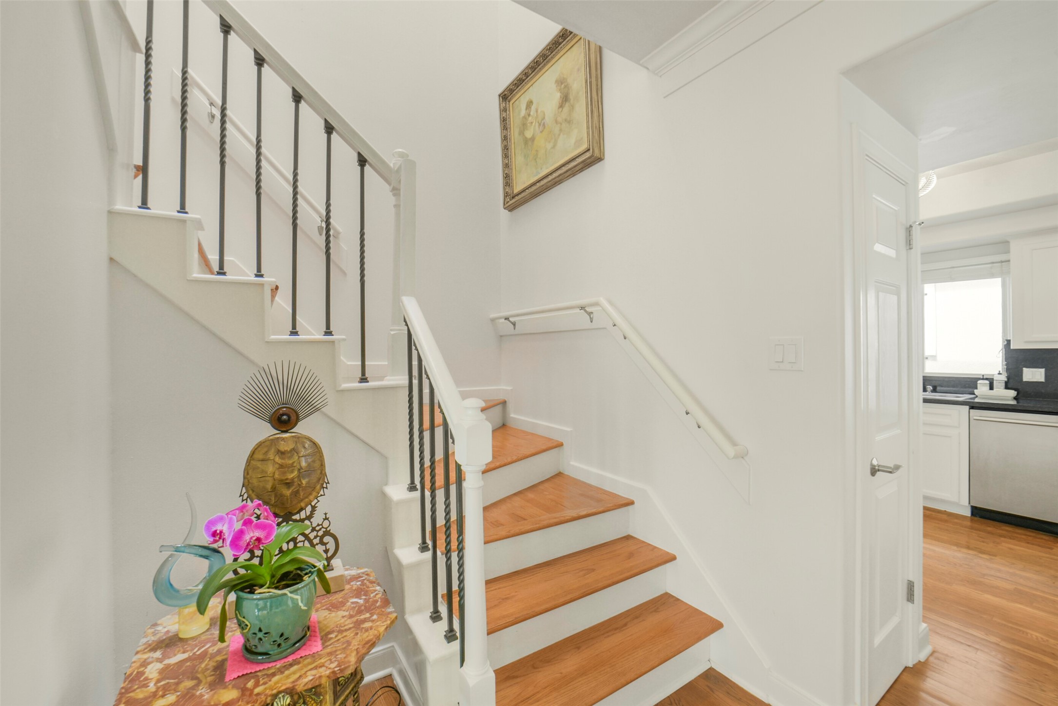 front stairwell to the third floor
