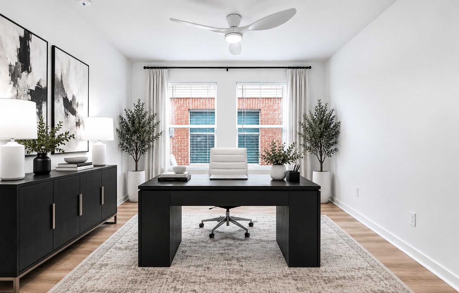 This room can be used as a office!