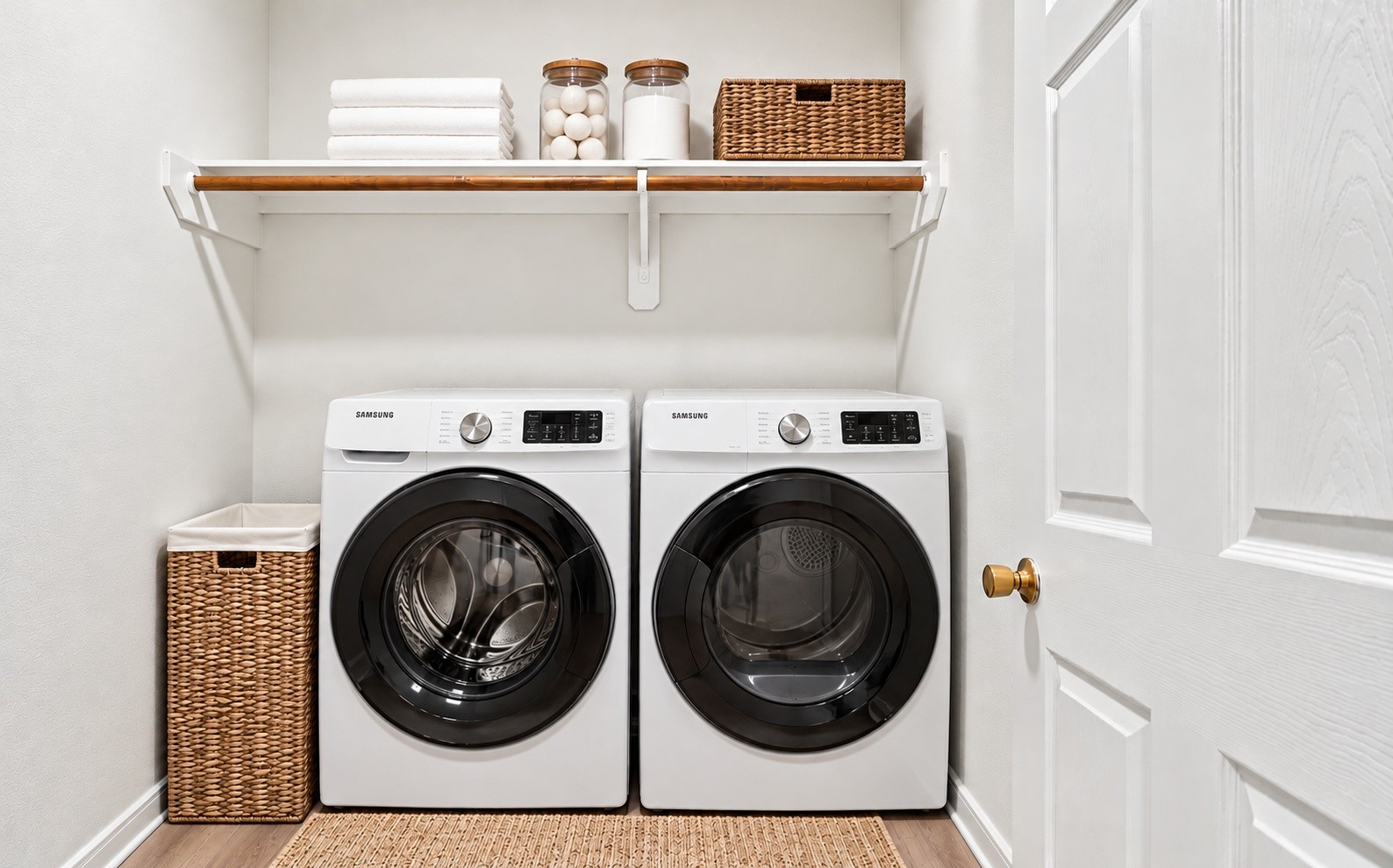 The laundry room on the second floor!
*This photo is virtually staged*