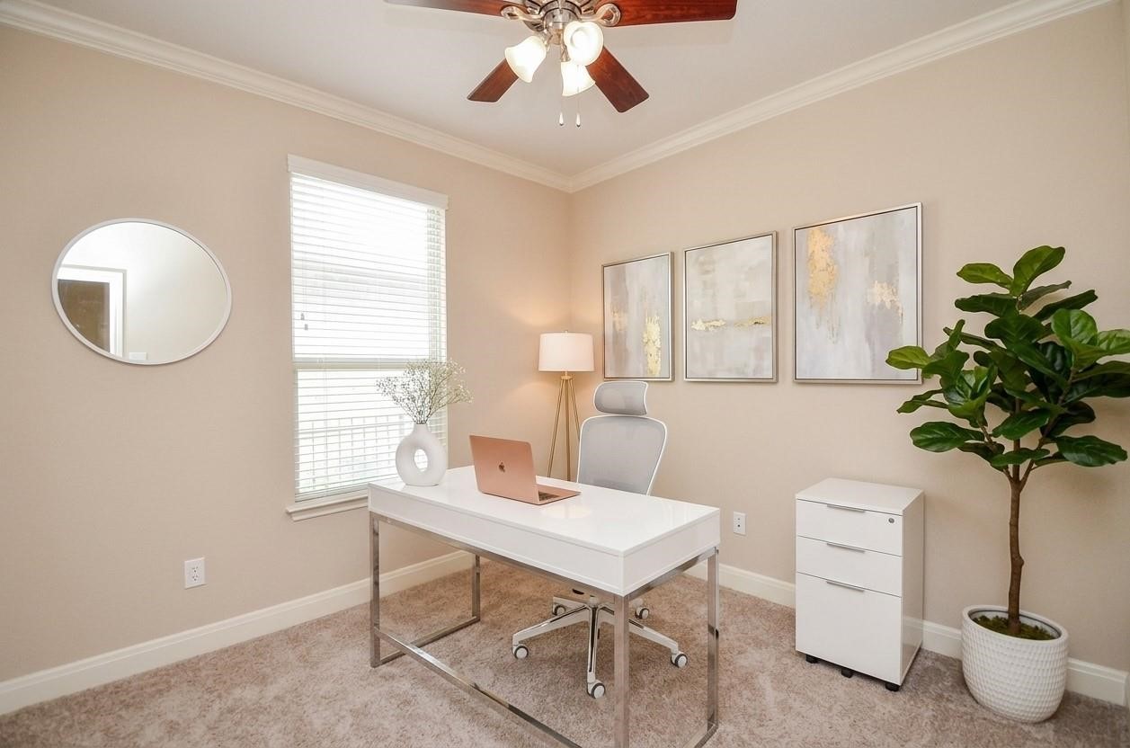 Virtually Staged office