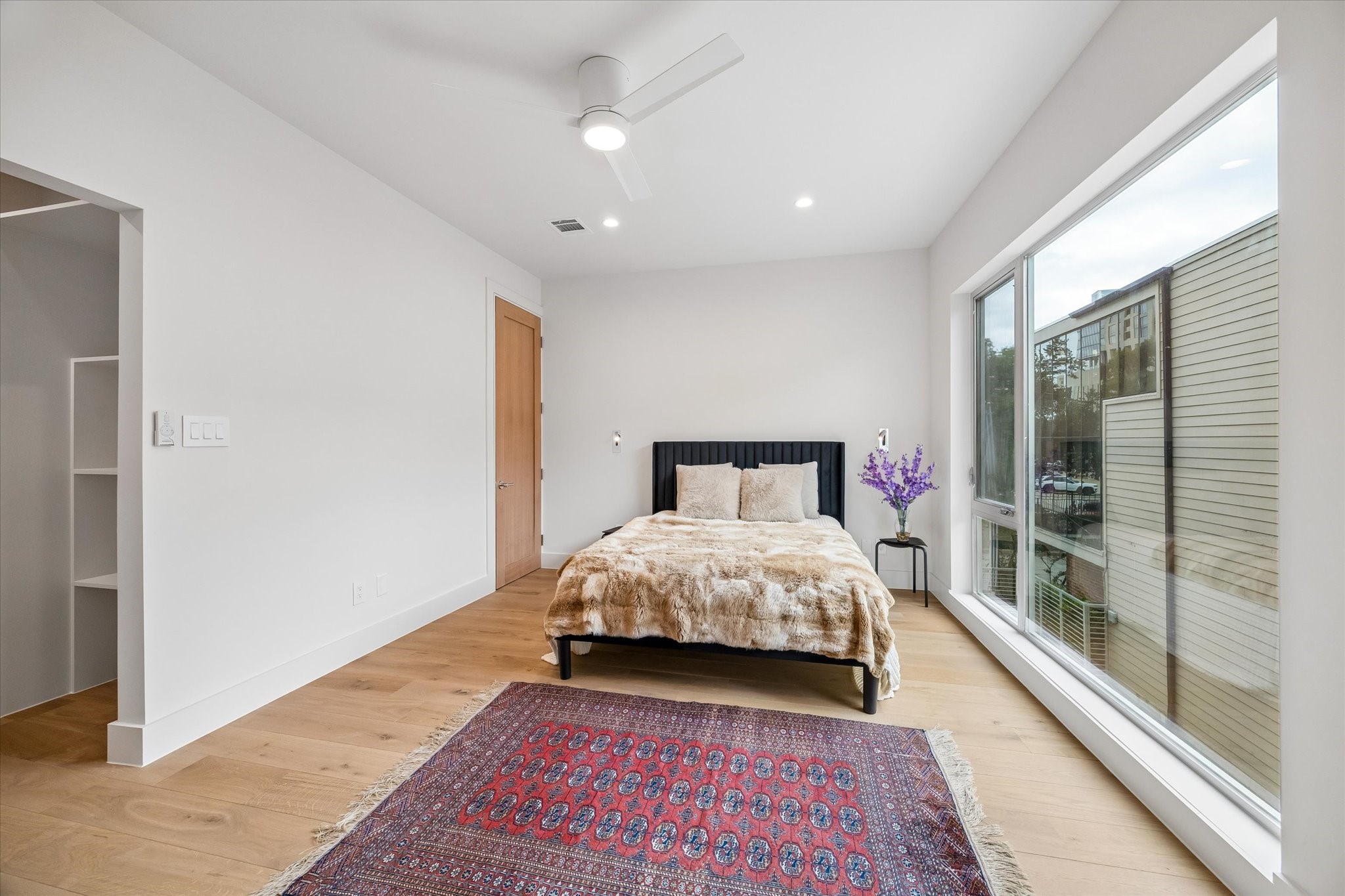Primary bedroom furnished
