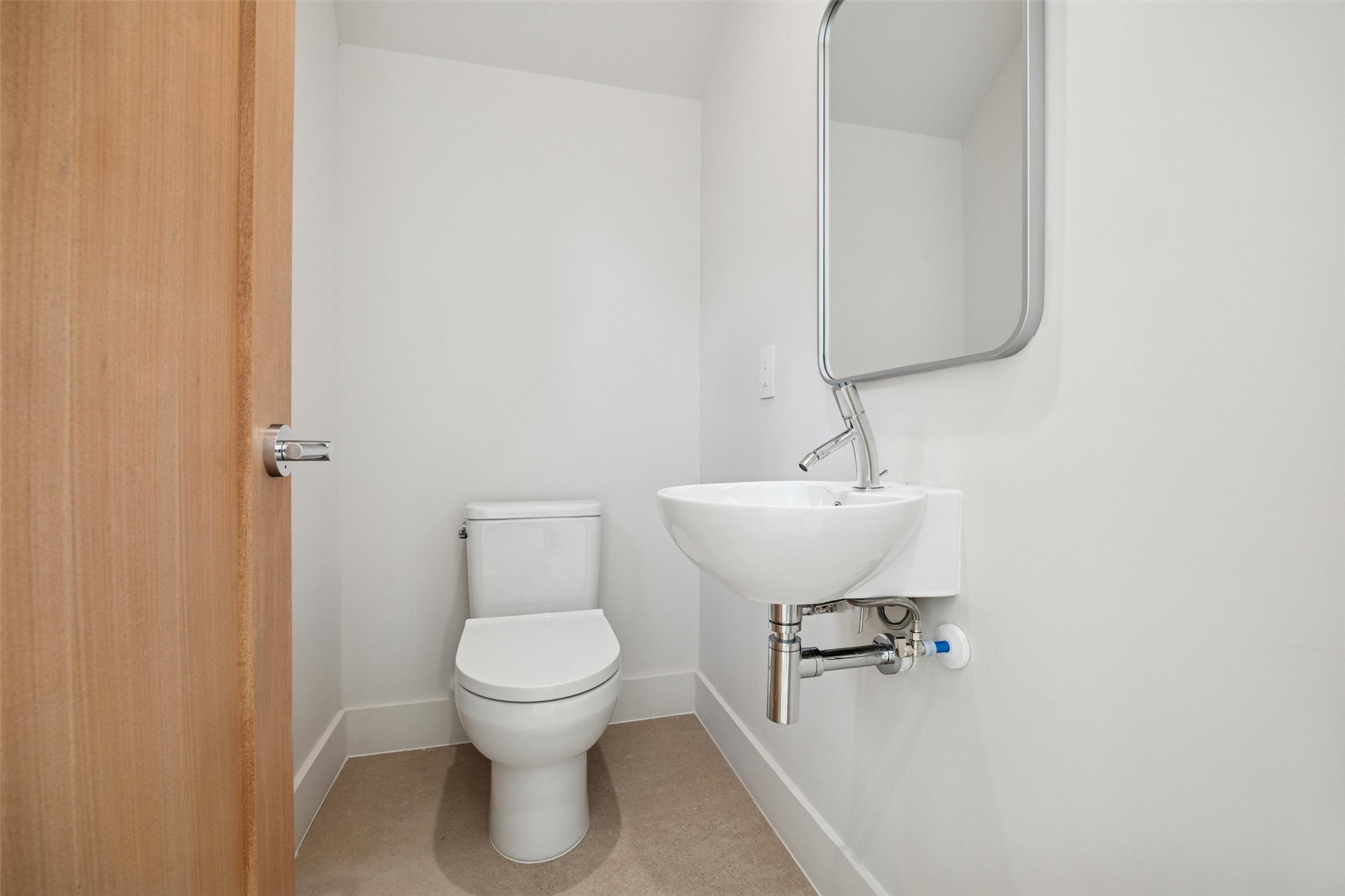 Half bath located on the 1st floor.