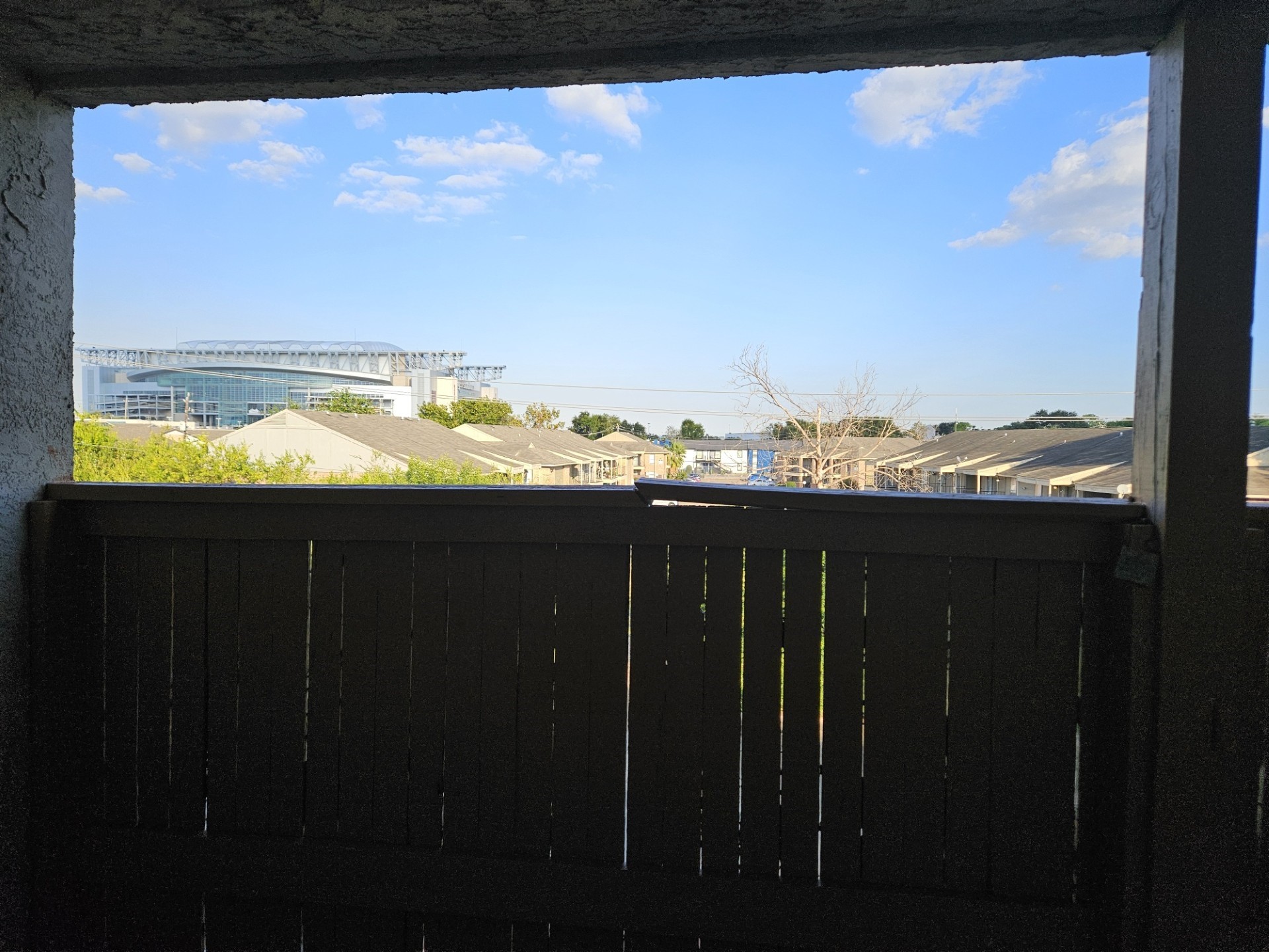 Another view from the balcony.