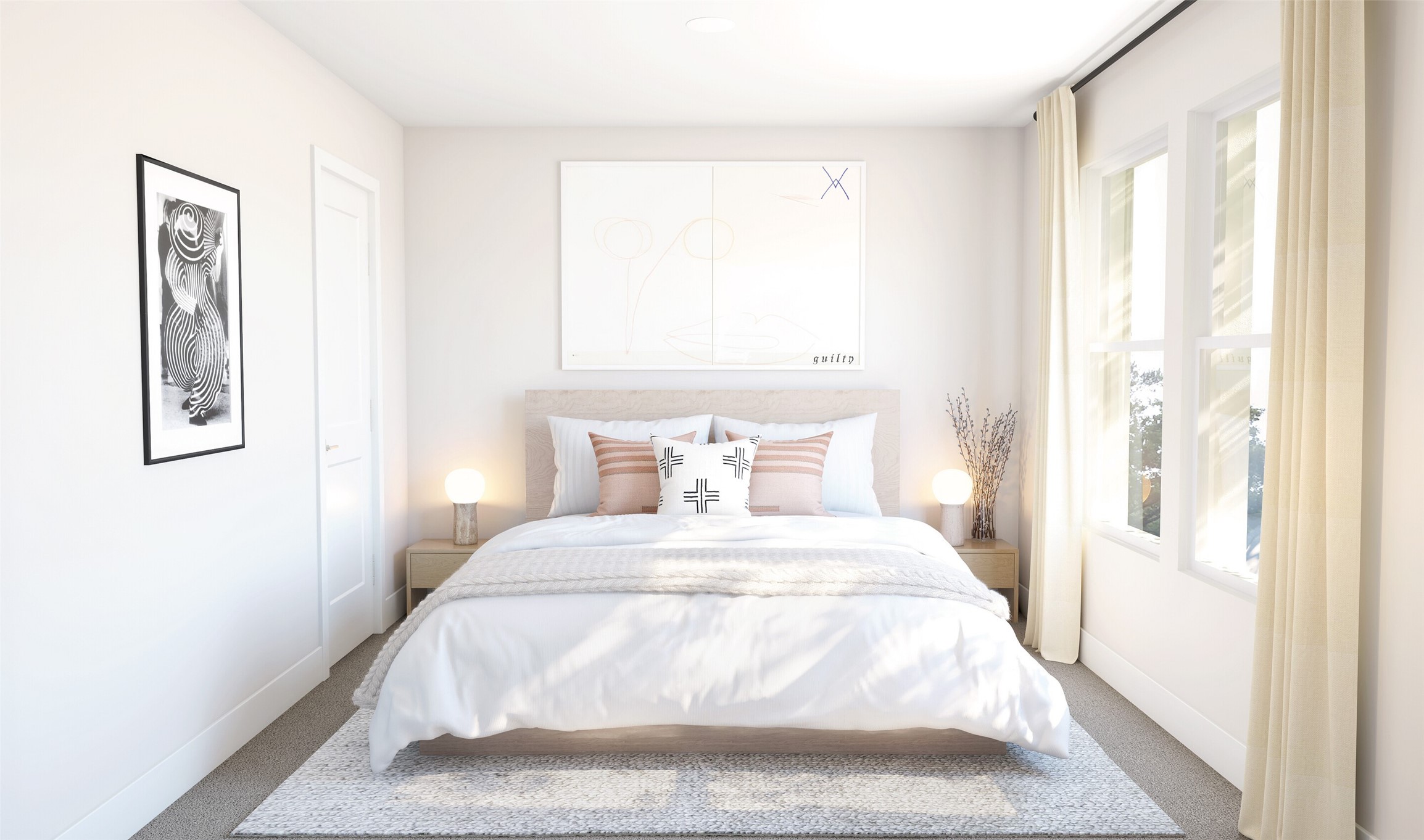 Bedroom 2 (*Artist rendering used for illustration purposes only. Colors/finishes may differ from the ones currently selected in the home.)