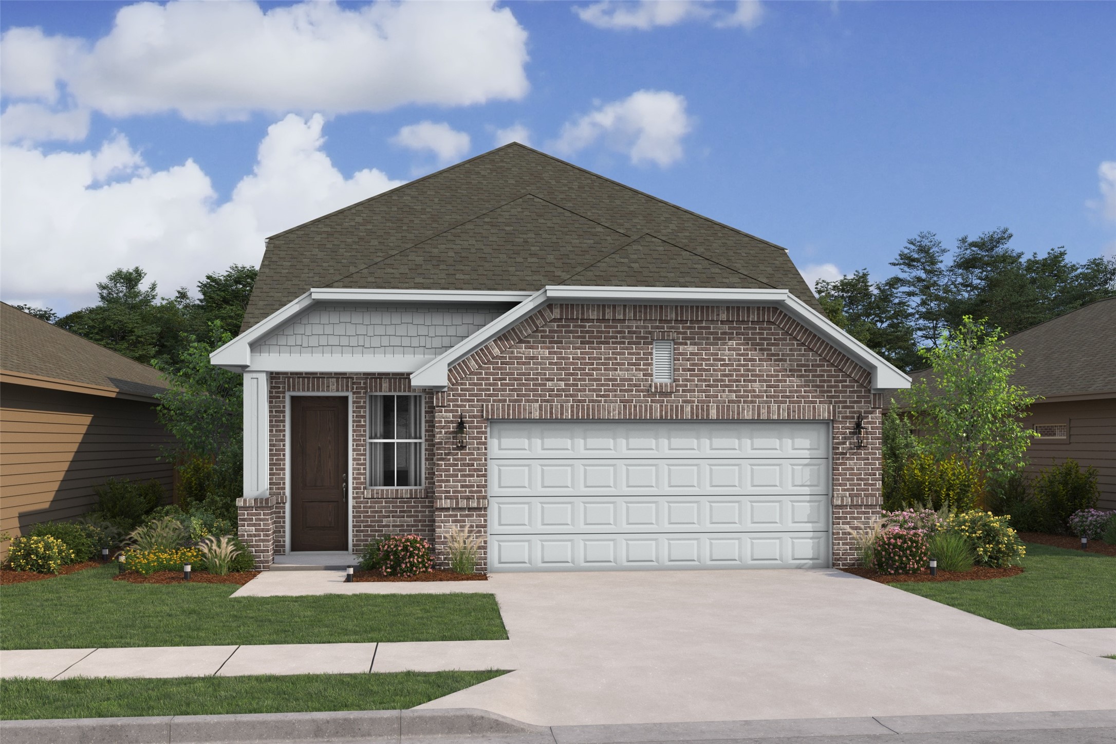 Lovely Silver Maple II home design by K. Hovnanian Homes with elevation PN in beautiful Oakberry Trails. (*Artist rendering used for illustration purposes only.) Lovely Silver Maple II home design by K. Hovnanian Homes with elevation PN in beautiful Oakberry Trails. (*Artist rendering used for illustration purposes only.)