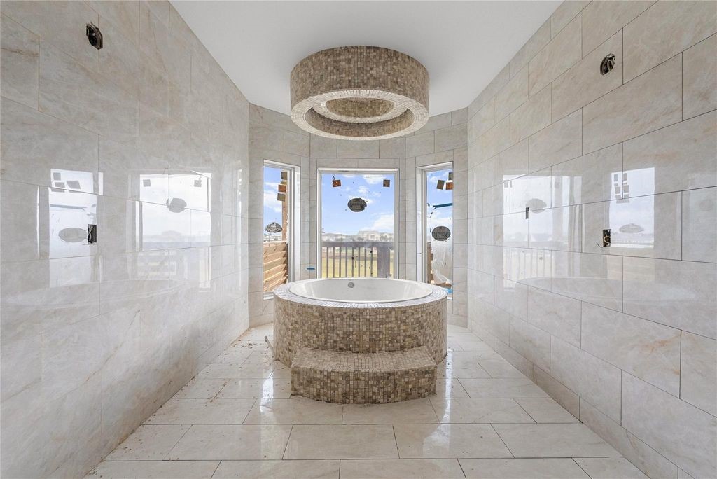 Resort Spa Primary Bath with Gulf Bay Views