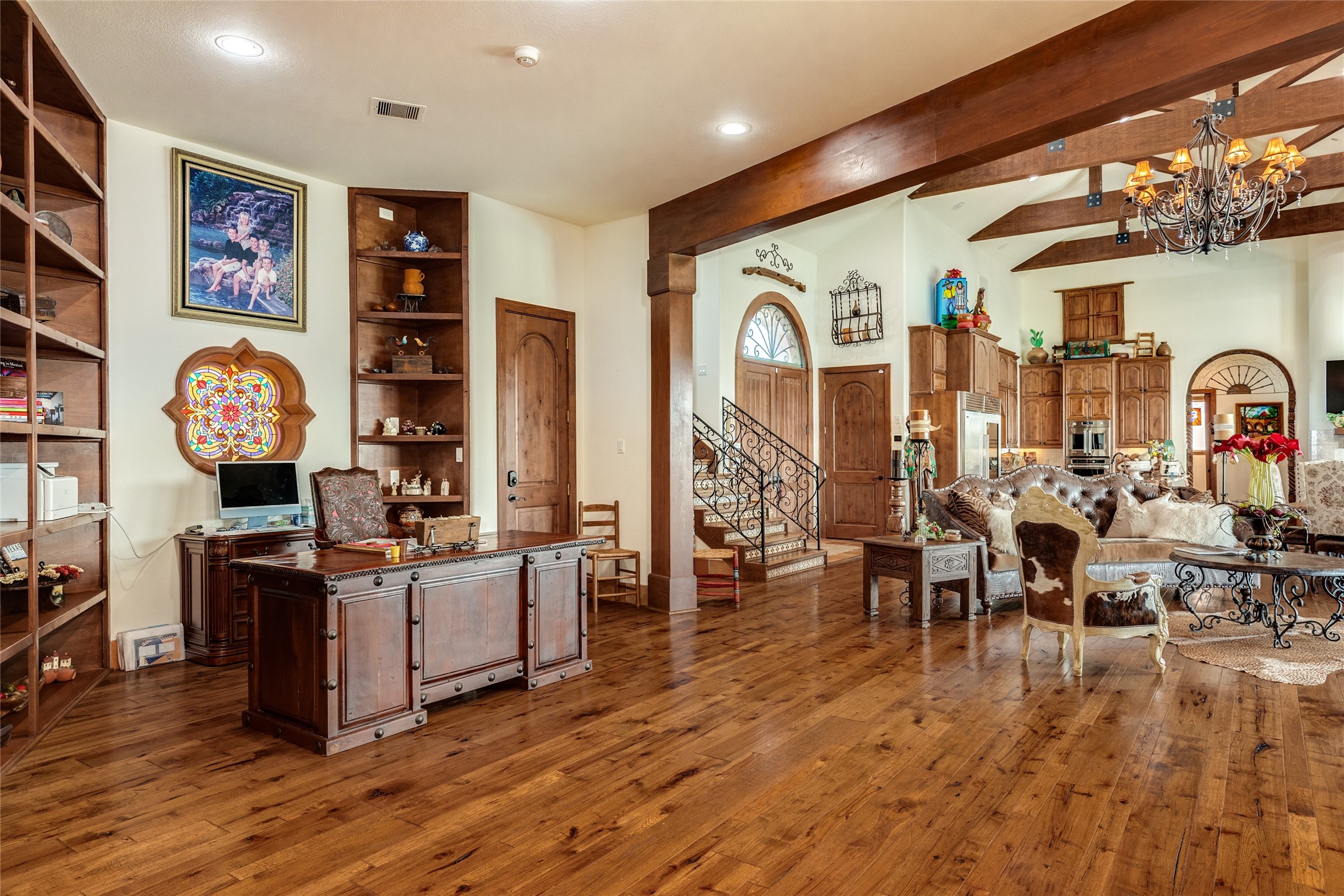 Large library/study/office area