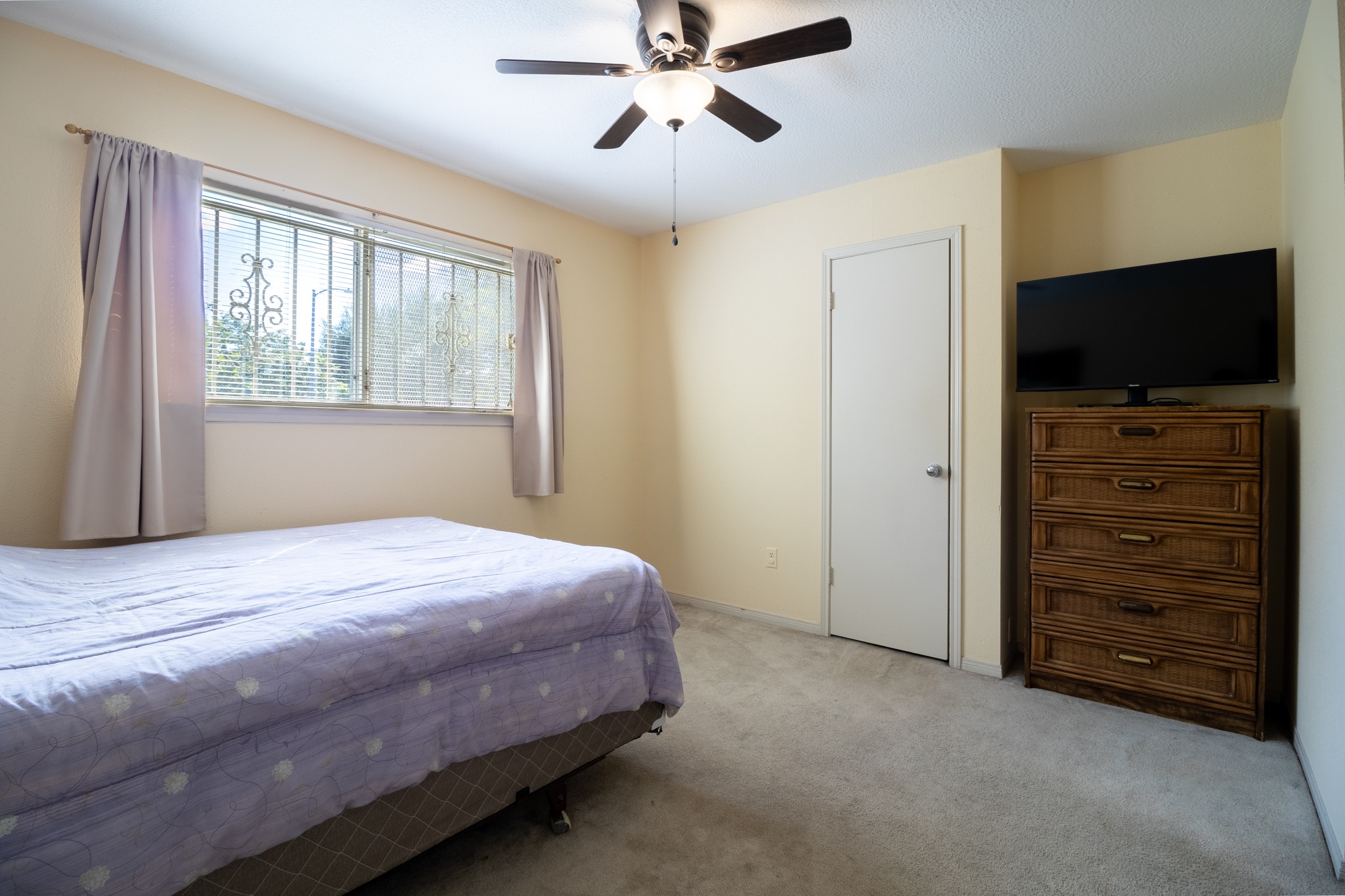 Another view of that bedroom, create a comfortable personal retreat with space for your favorite furnishings and everyday essentials.