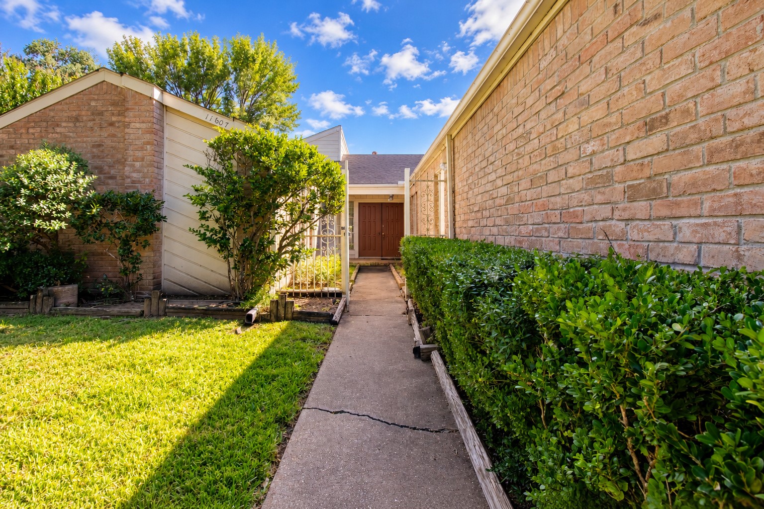 Follow the walkway home and imagine welcoming friends and loved ones through your very own front entrance.