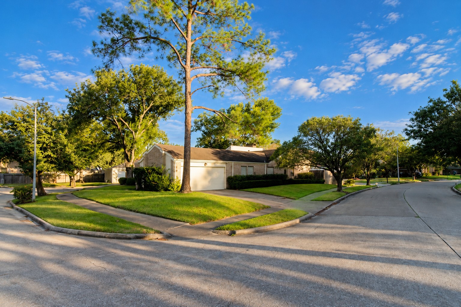 A corner setting with room to breathe, enjoy the outdoors, and envision the home you've always wanted.