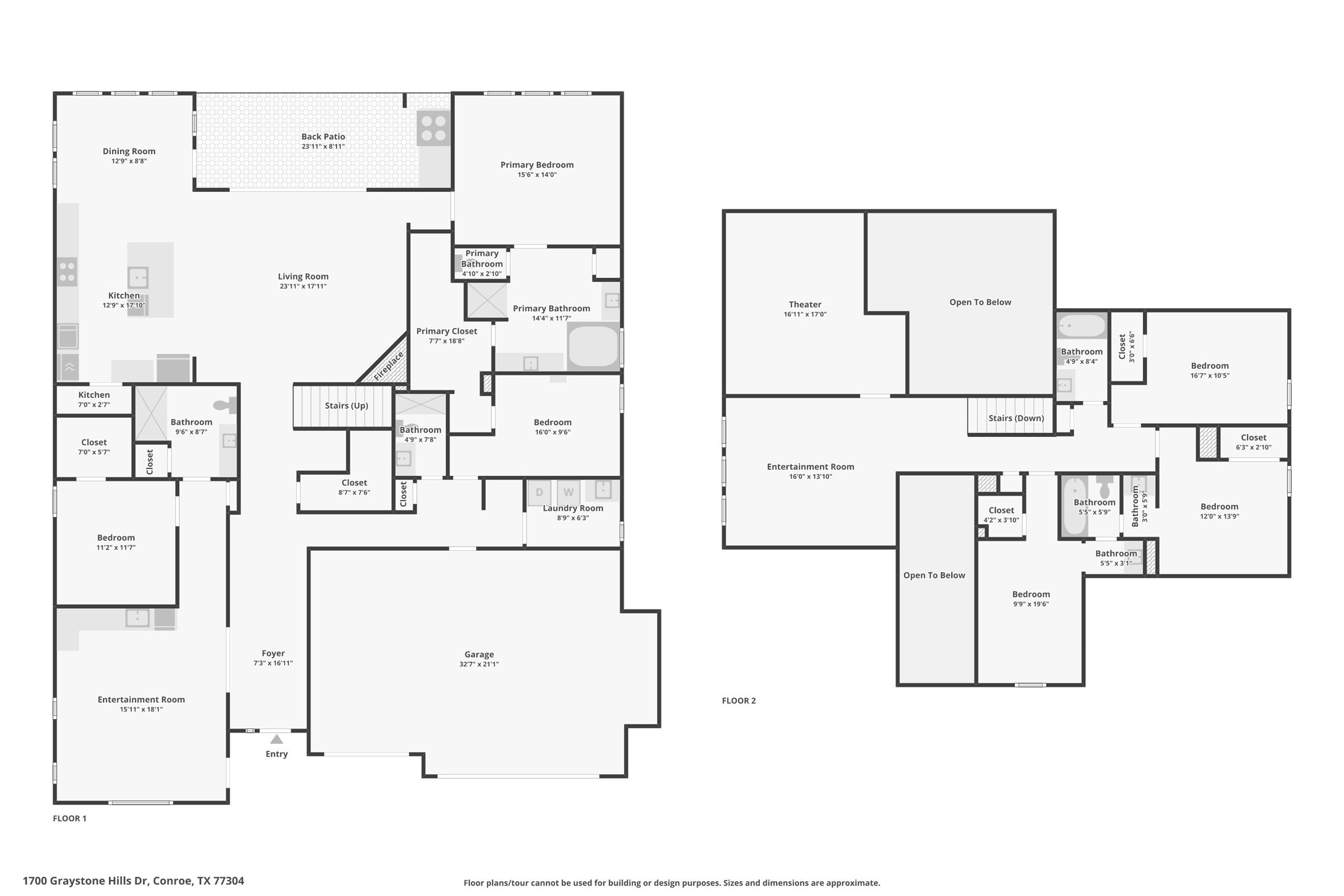 1st & 2nd Floor Plan