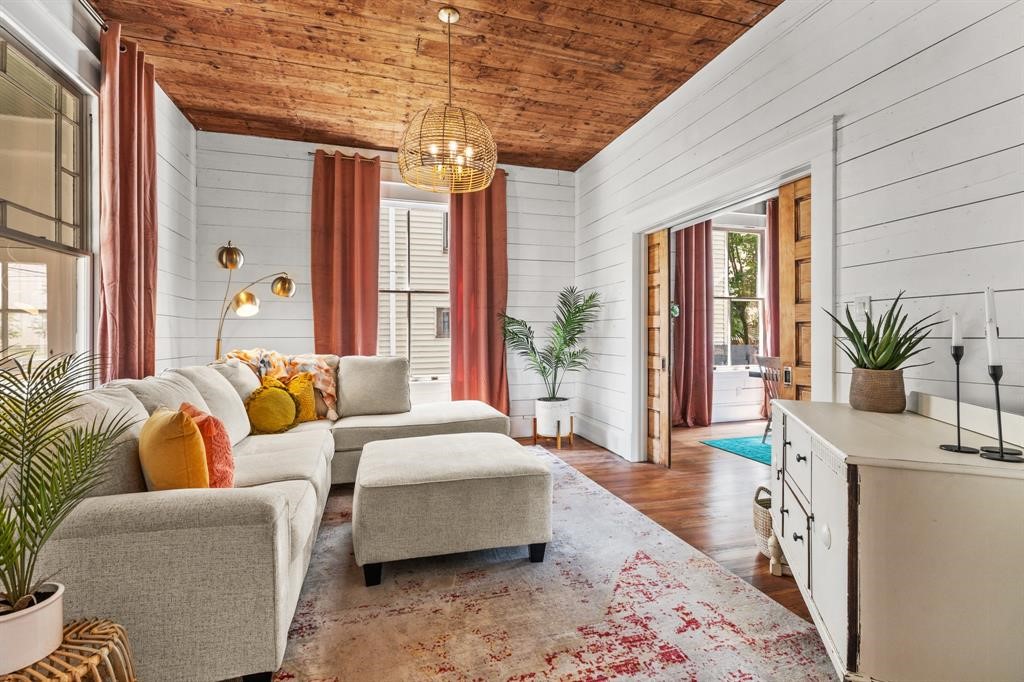 Charming living room/den area