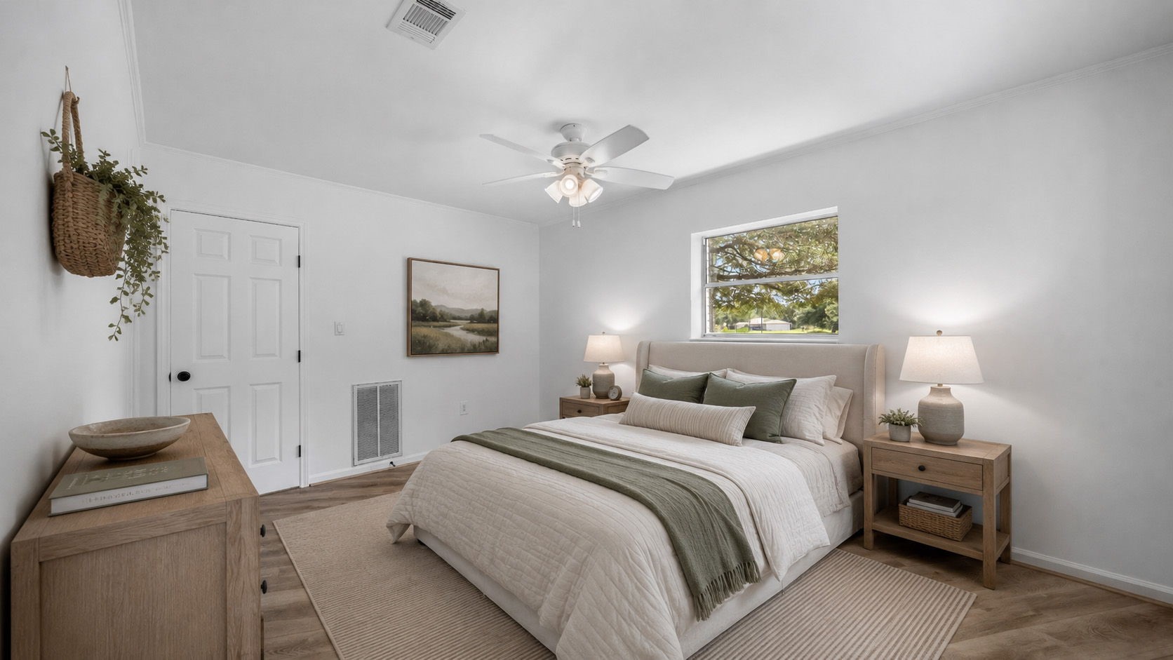 Staged bedroom 3 walk in closet, all bedrooms are large