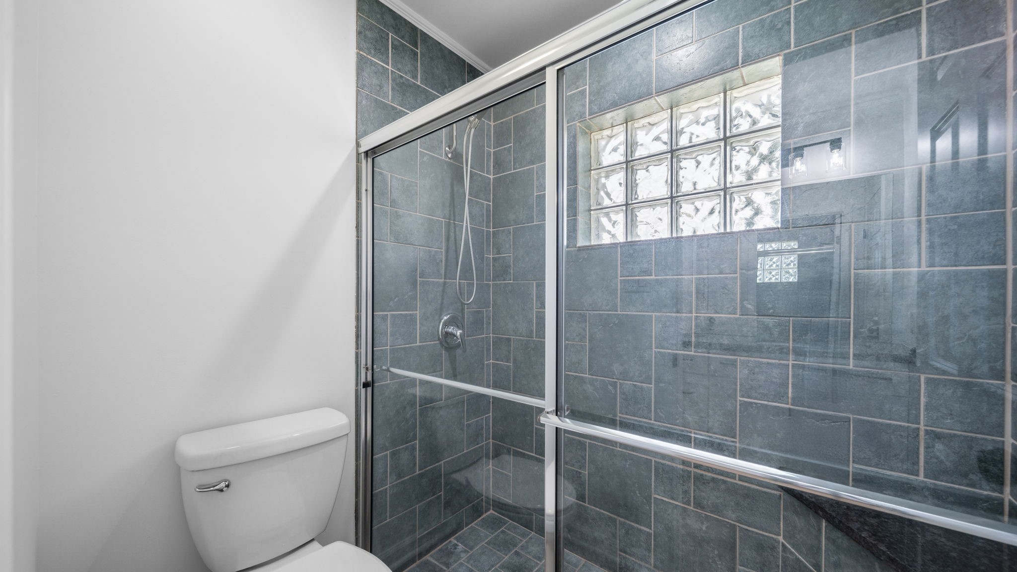 Private Shower area of bath 2