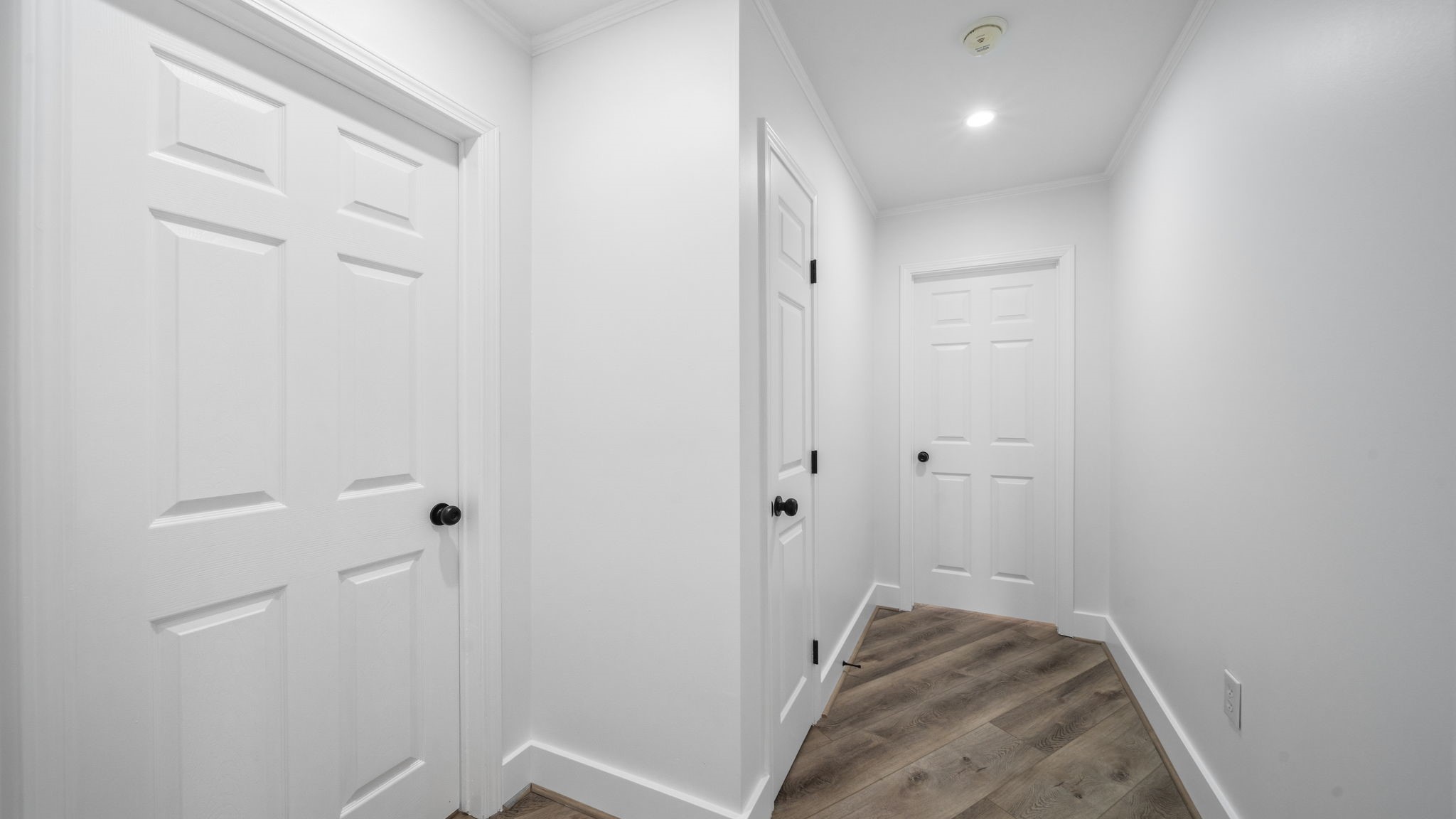 Secondary bedroom and bath hall