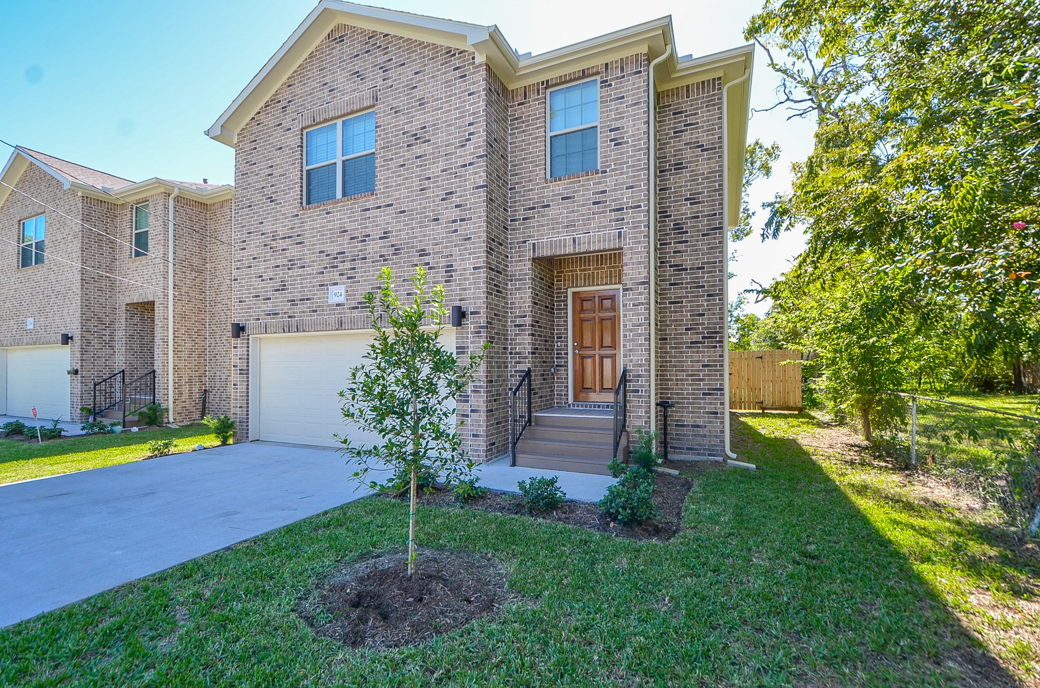 Newer construction with an oversized yard in the heart of historic Independence Heights.