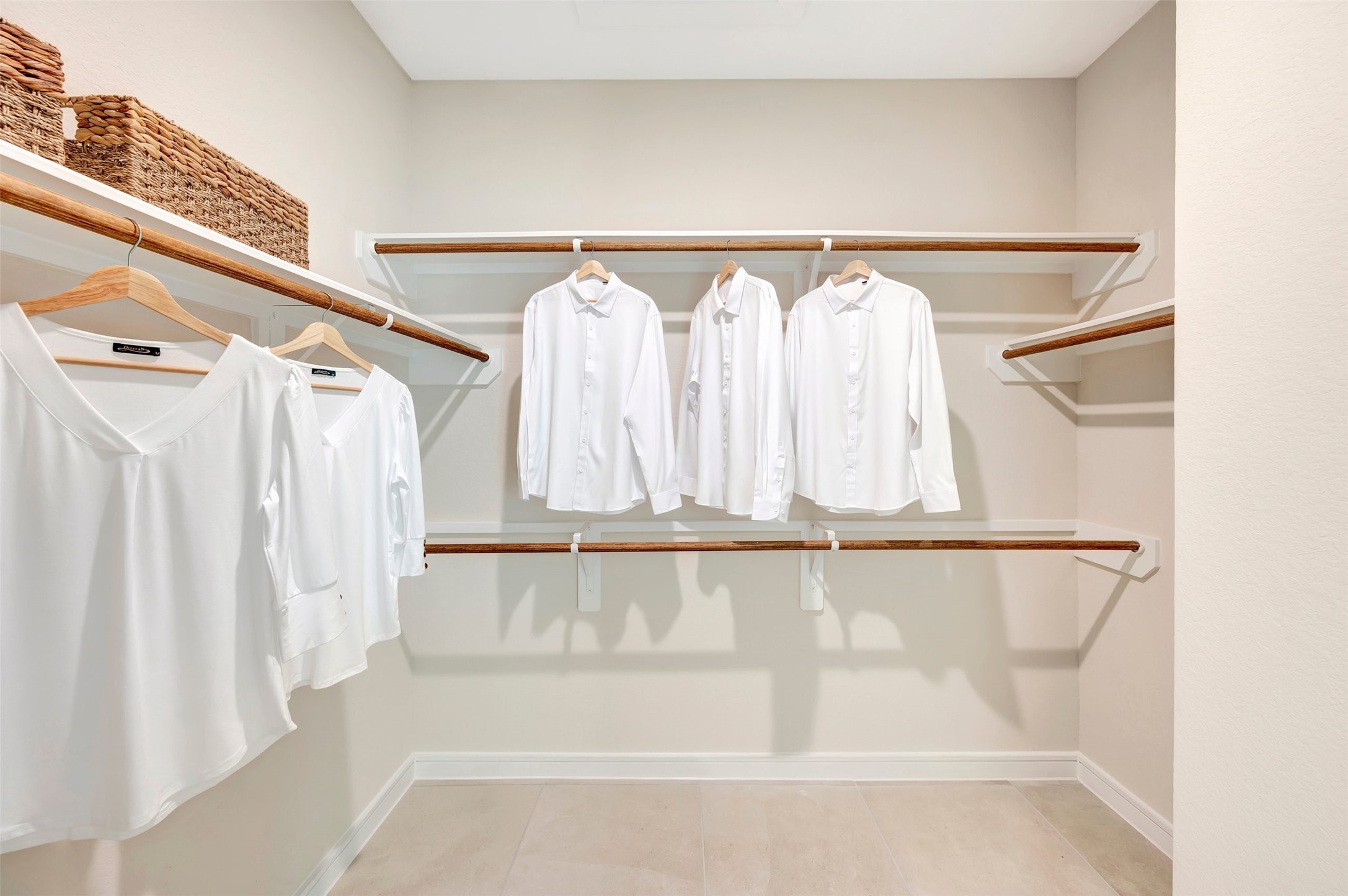 Primary walk-in closet (*Photo not of actual home and used for illustration purposes only.)