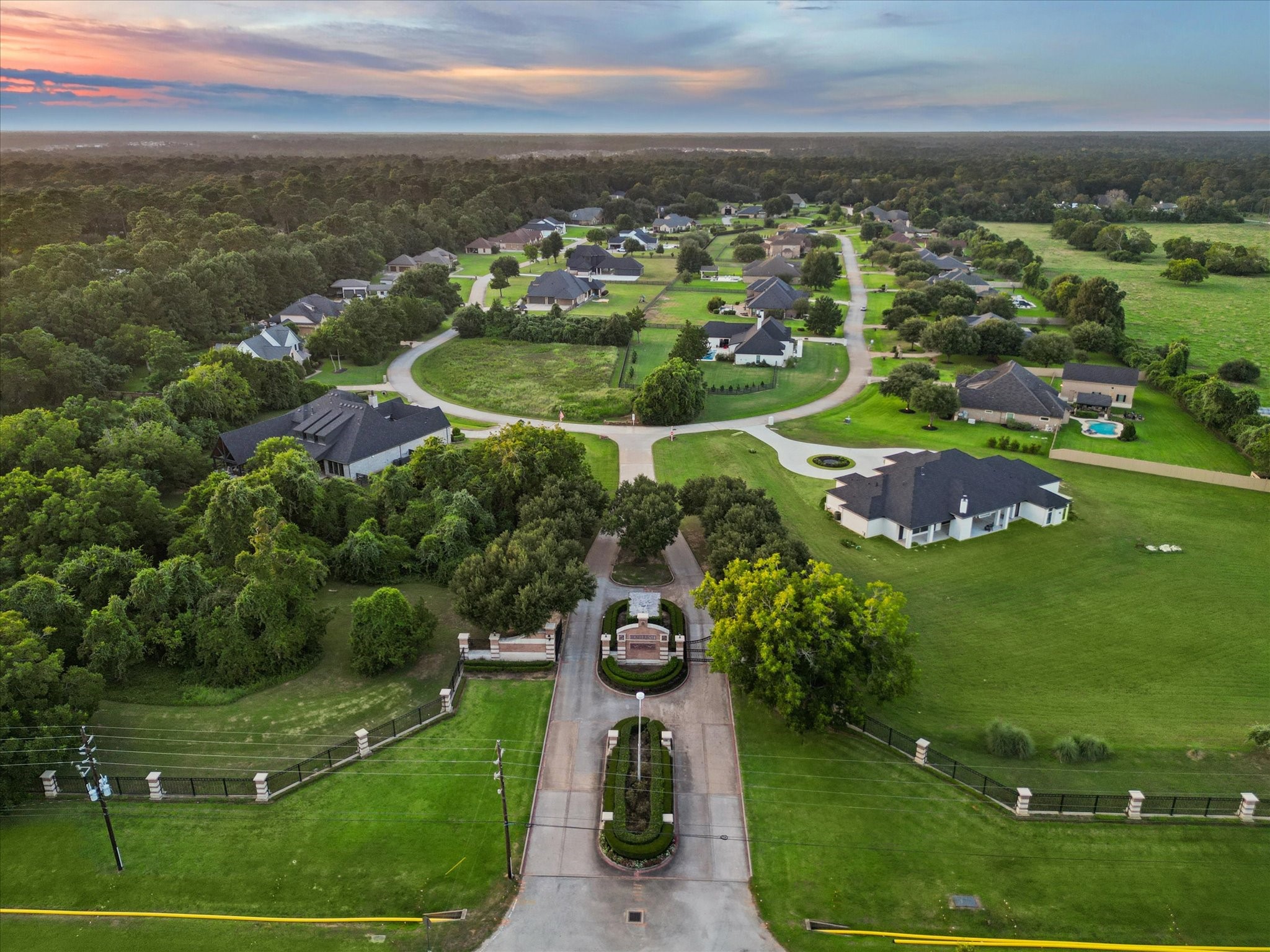 Perfectly positioned within the prestigious Rosehurst community, this remarkable estate enjoys a rare combination of privacy and convenience. Expansive homesites, mature trees, and picturesque surroundings create a peaceful setting, while the property's generous acreage provides an extraordinary sense of seclusion. Located toward the back of the neighborhood, the home offers a serene retreat with an impressive estate presence.