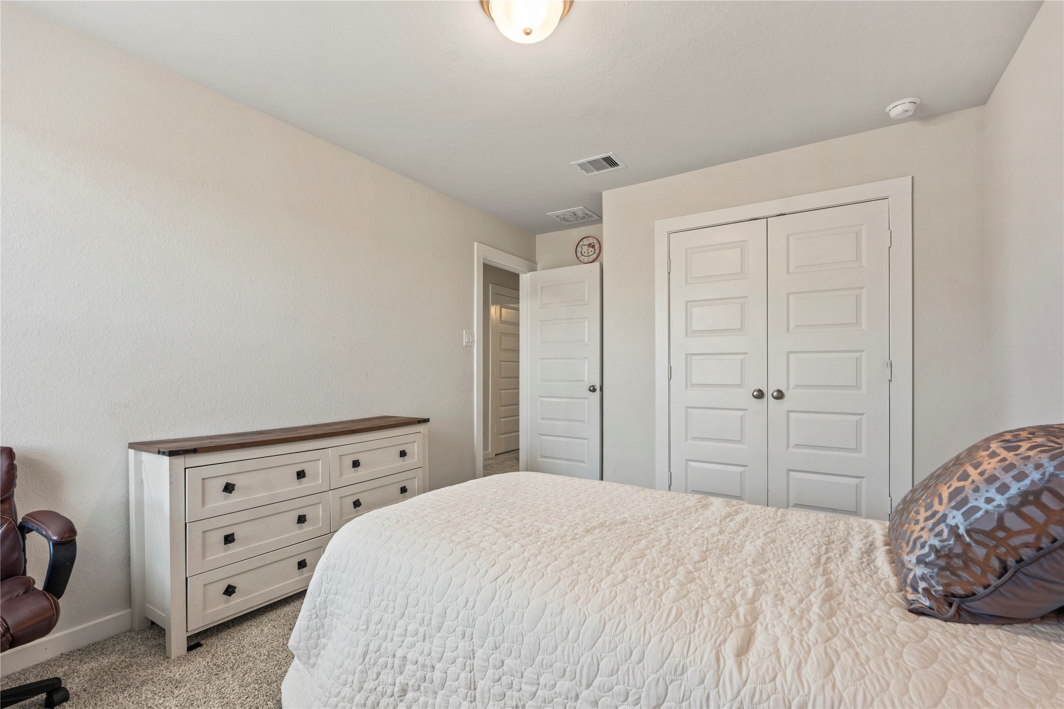 All of the bedrooms have lots of space, nice closets and access to a bathroom.