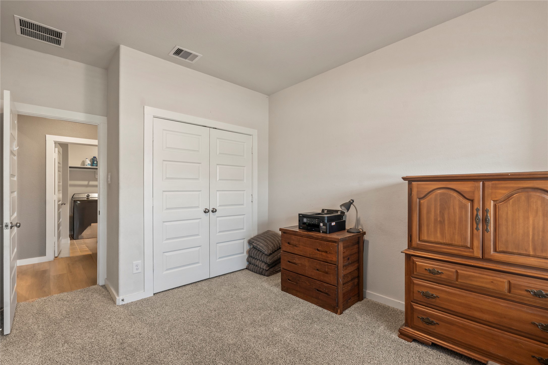The bedrooms all come with nice closets.