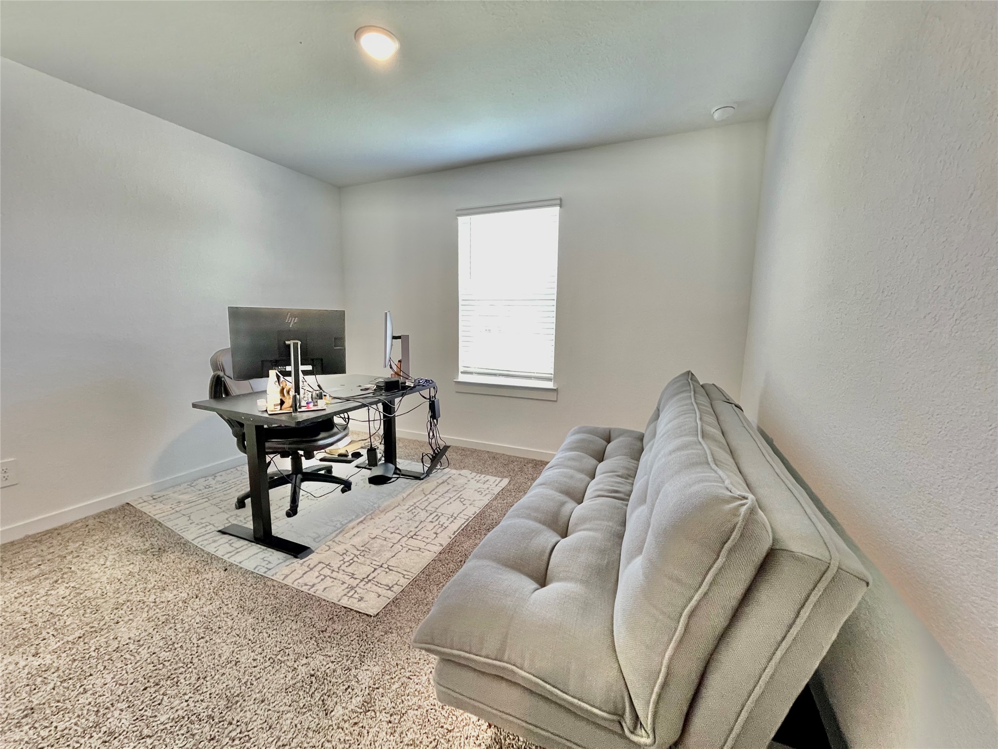 Work from home in style! This multi-functional home office provides a quiet, dedicated workspace with plenty of room to stay productive.
