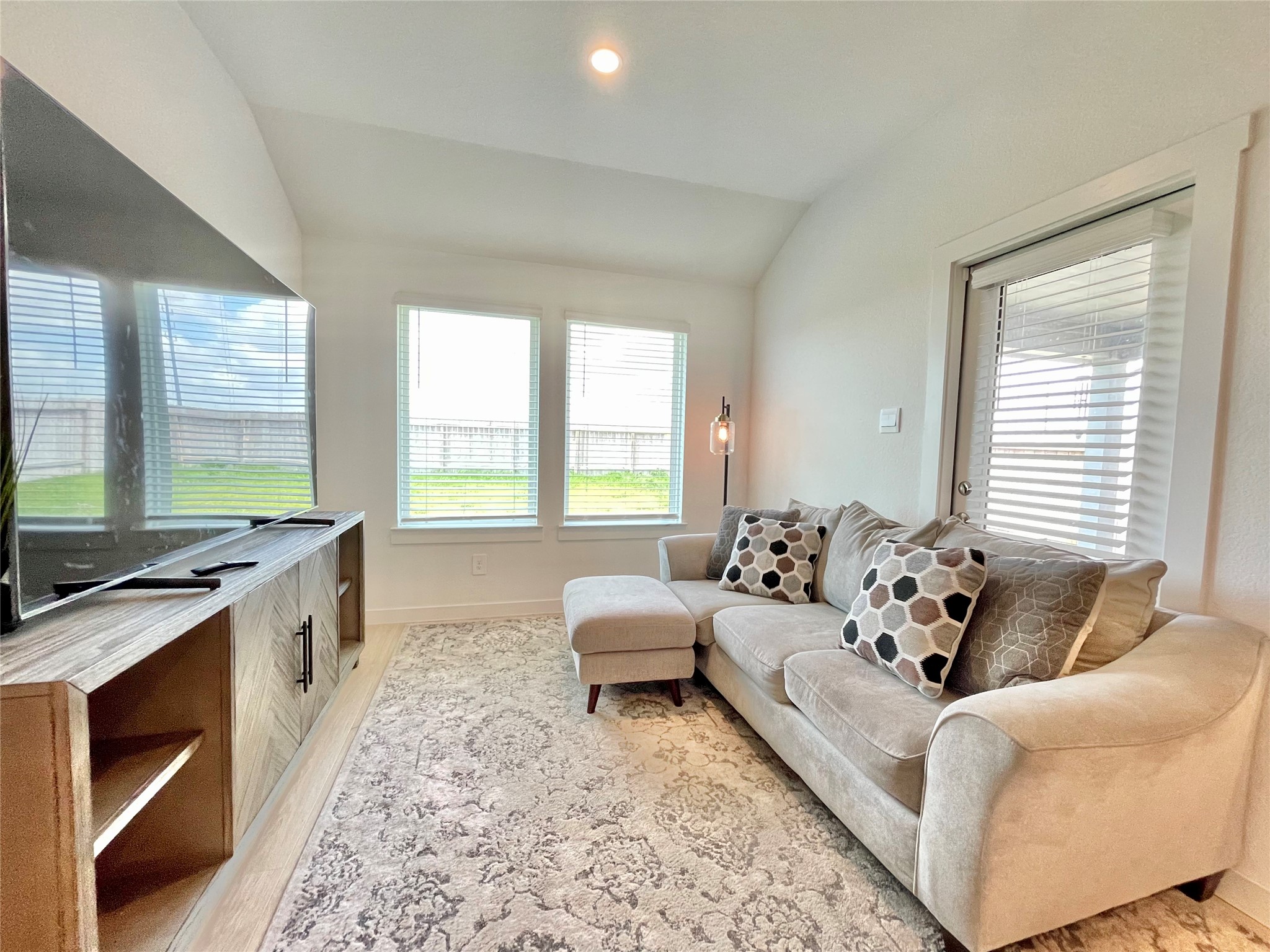 Wind down in this dedicated media den, tailored for cozy movie nights and ultimate comfort.