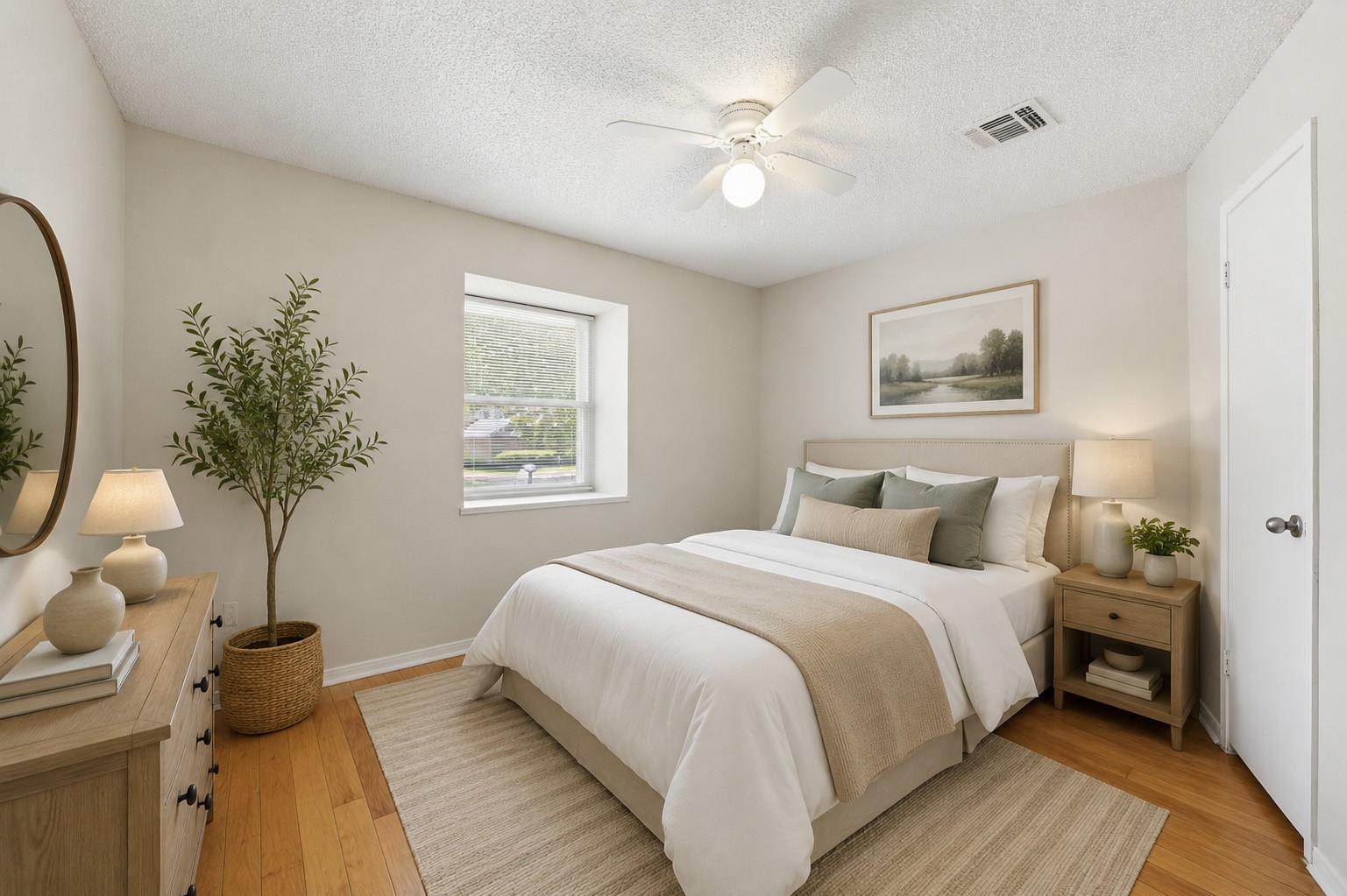 Bedroom #4. Photos have been virtually staged for marketing purposes. Furniture, decor, and other items shown may not be present in the home.