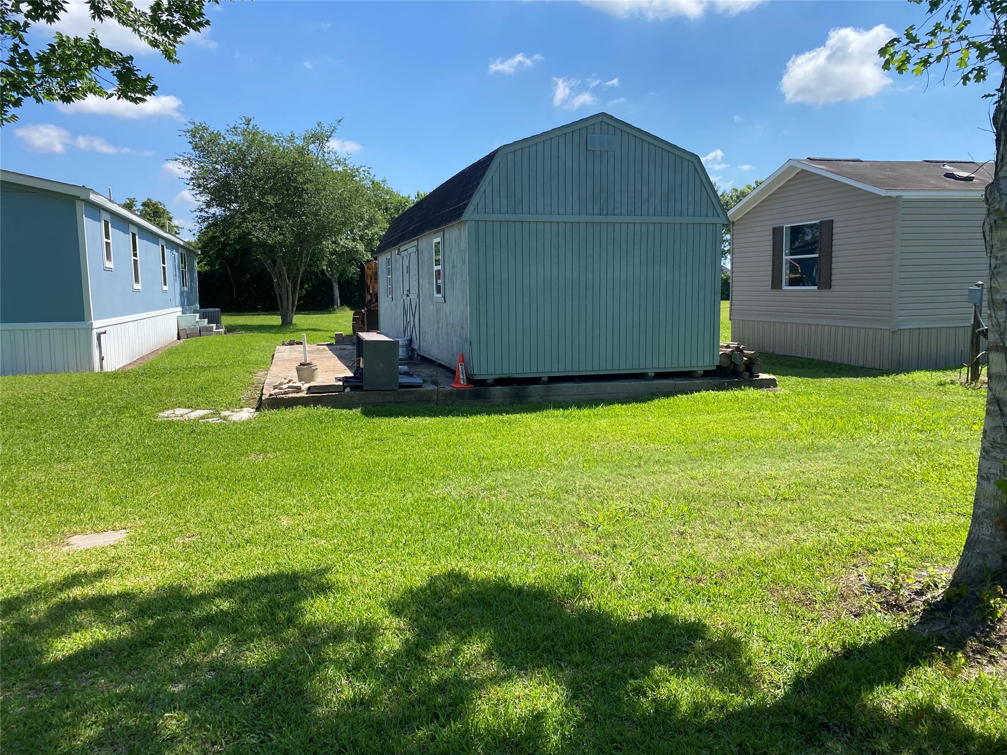 Double wide with a shed