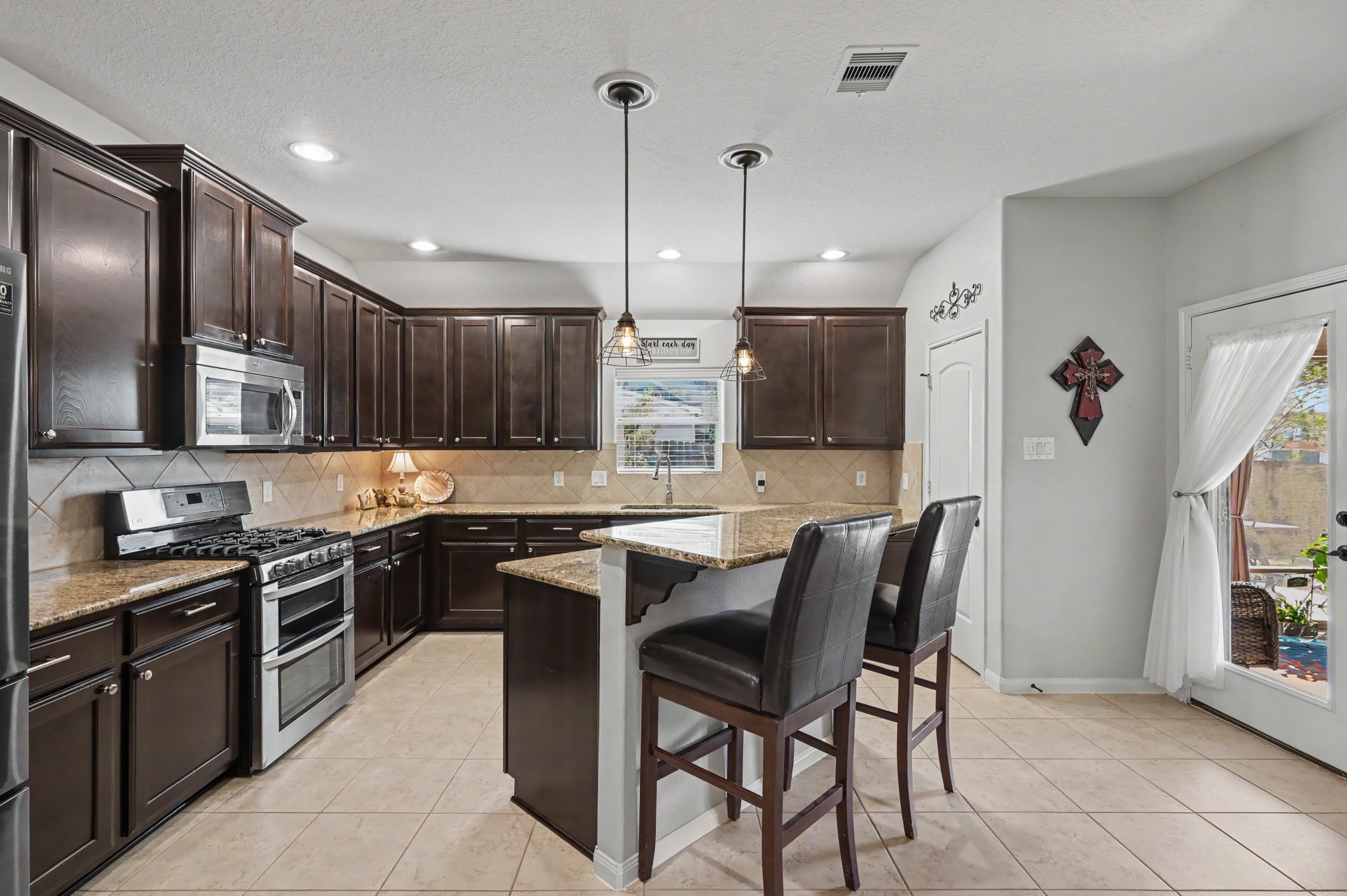 Abundant cabinets & countertops to make everyday living & special creations a breeze.