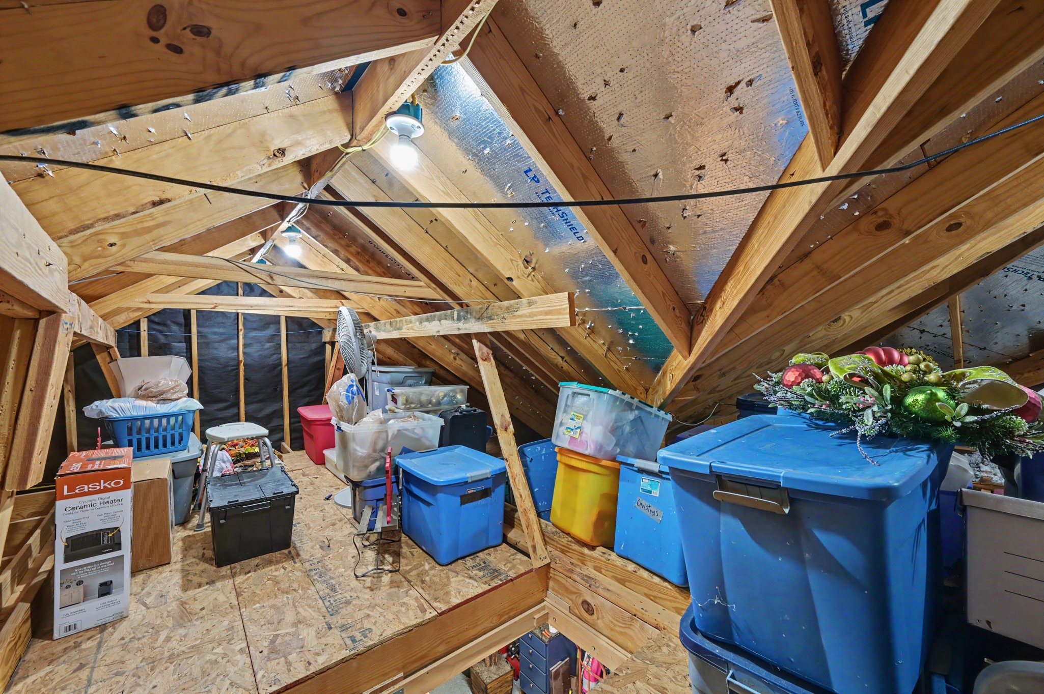 Extra attic storage.
