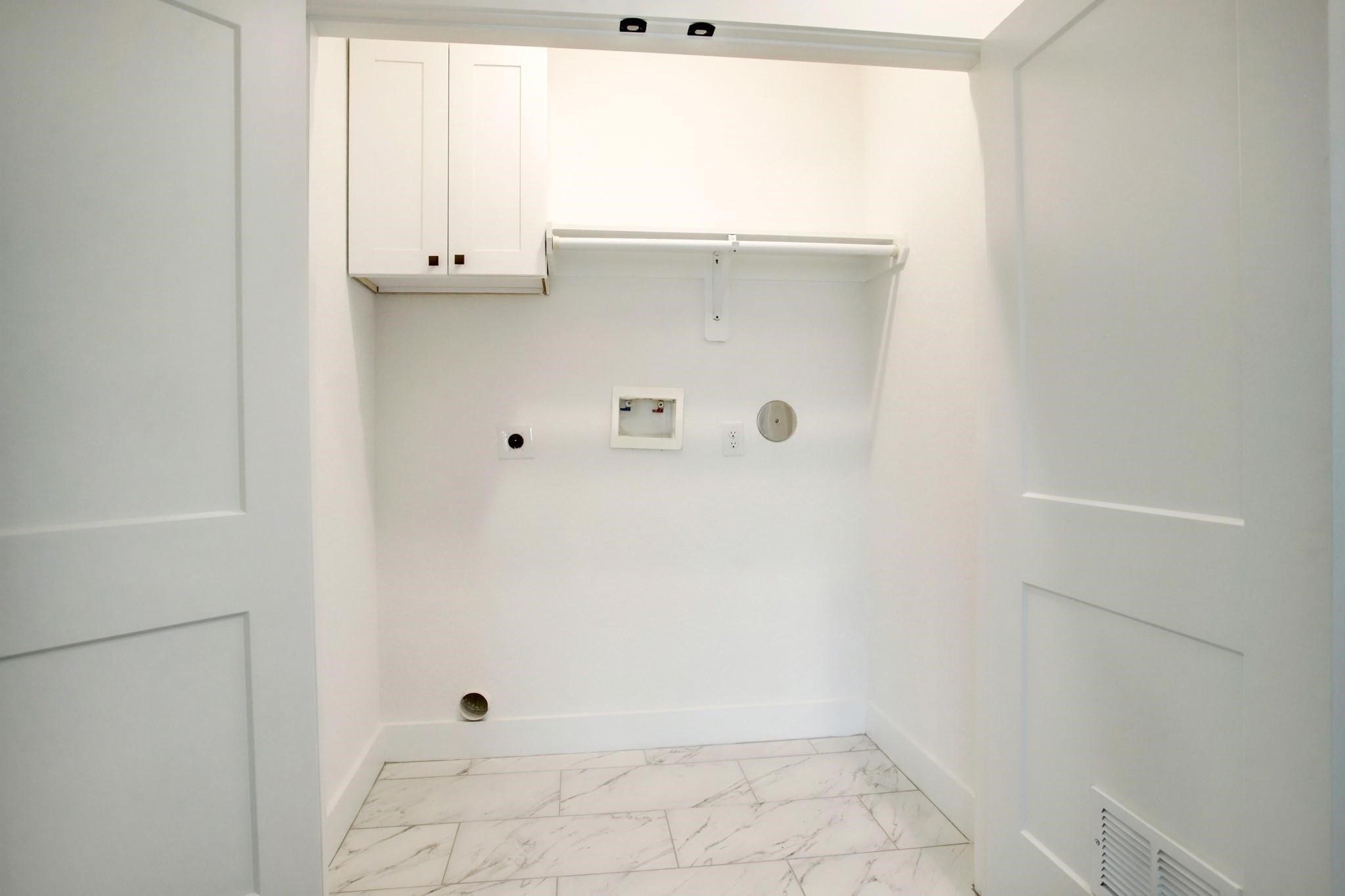 Washer and Dryer space