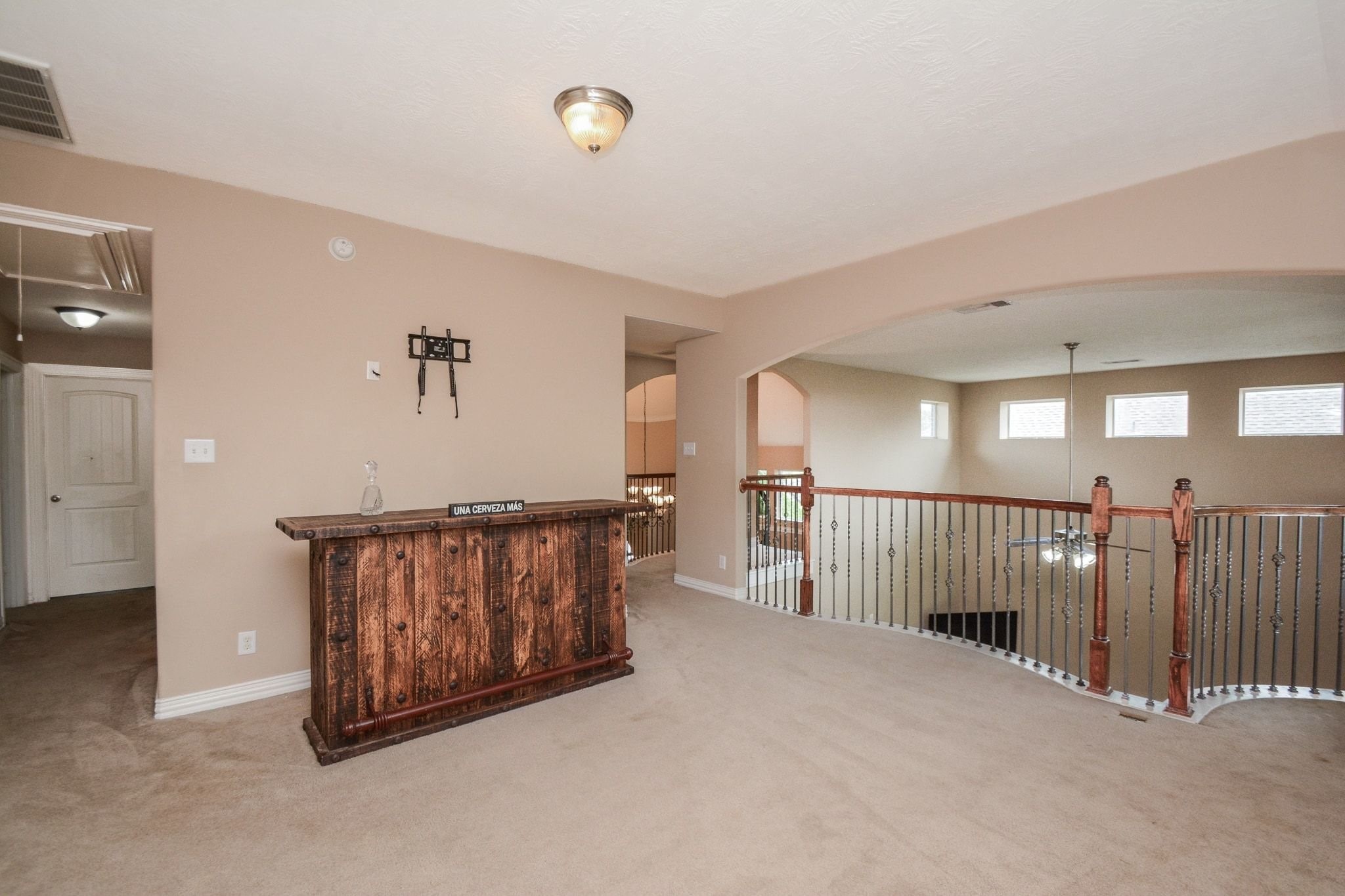 Upstairs gameroom