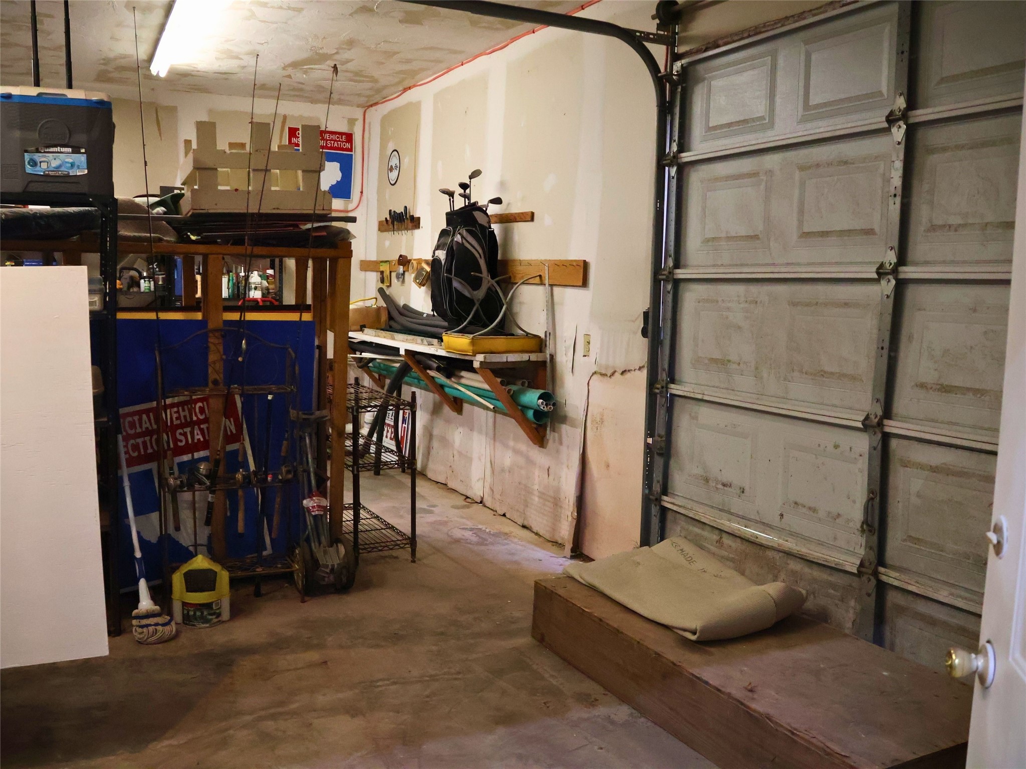Two car garage