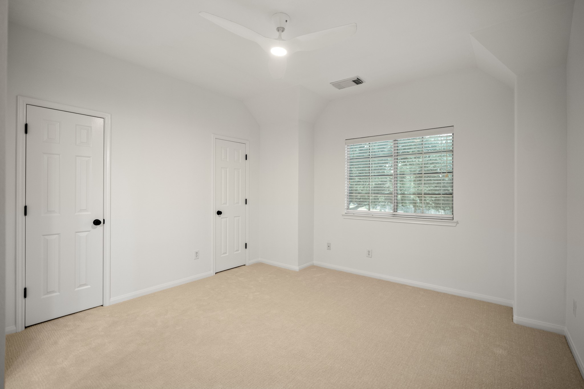 This is the third bedroom and has a nice size window and closet.