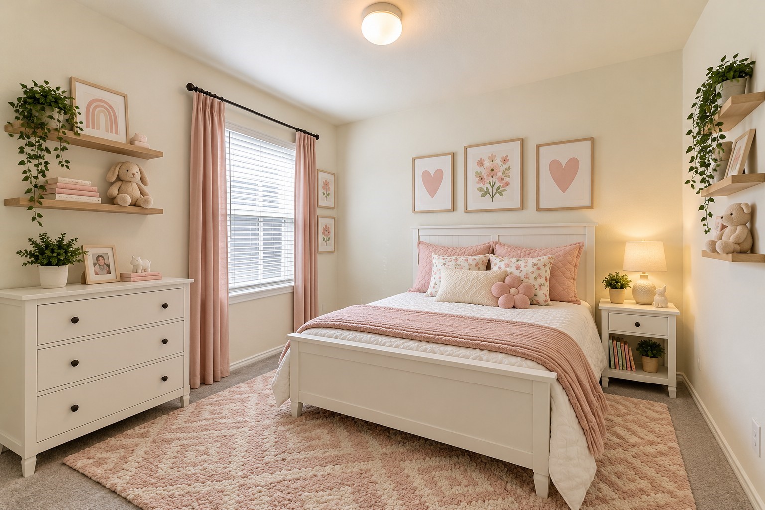 Virtually staged Secondary Room