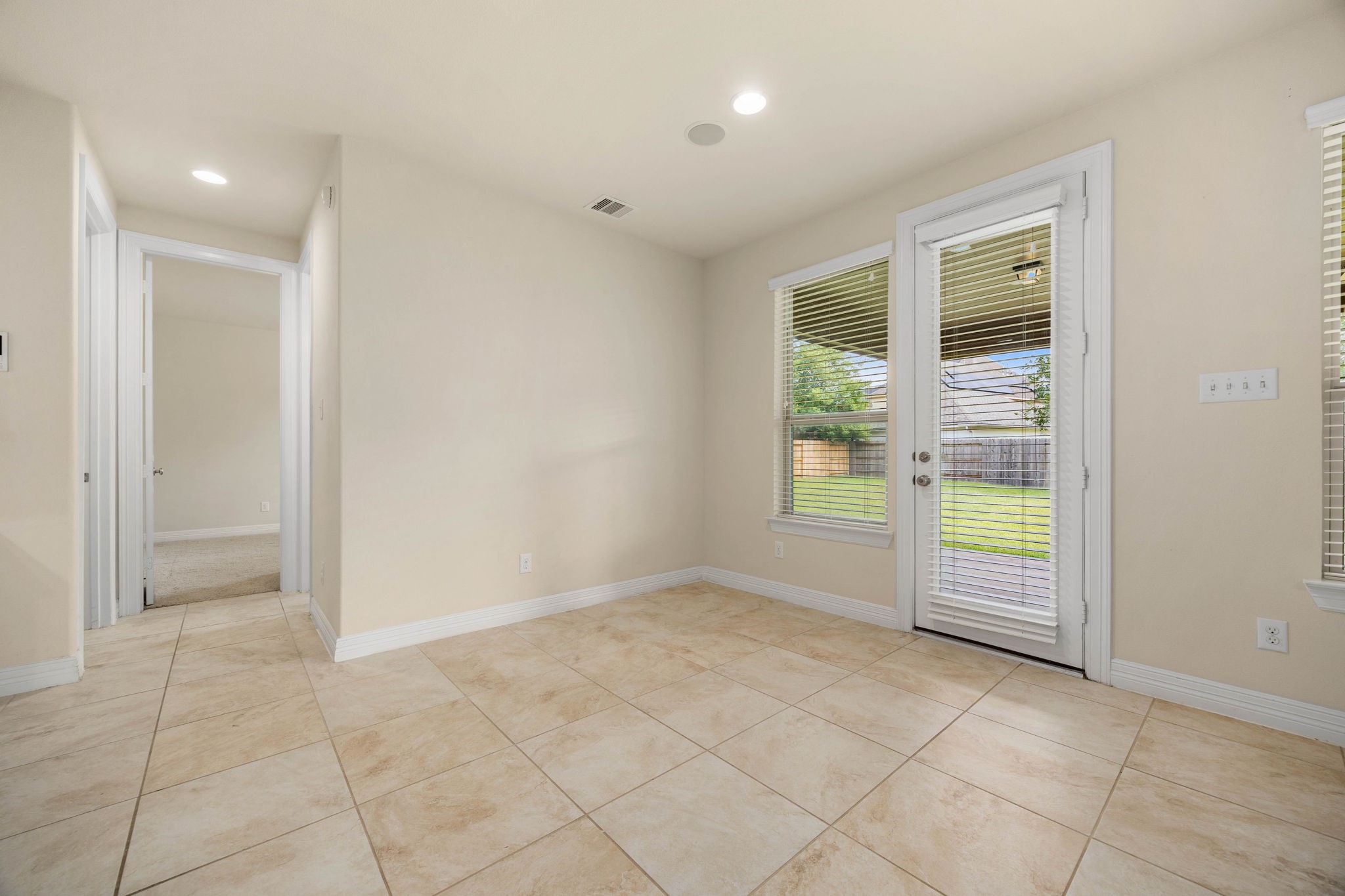 Bright breakfast area or casual dining space makes morning routines a breeze.