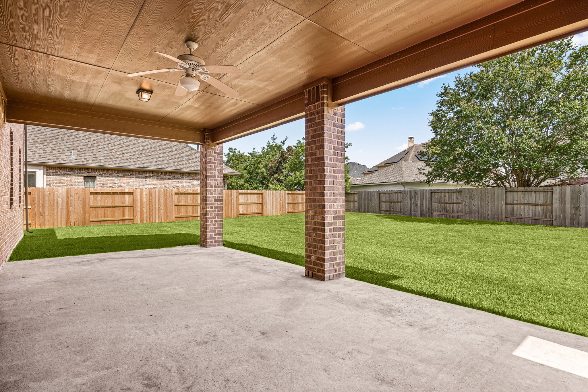 Incredible backyard with an expansive lawn has plenty of room to create your dream outdoor retreat with space for options to explore such as a future pool, play area, garden, or more!